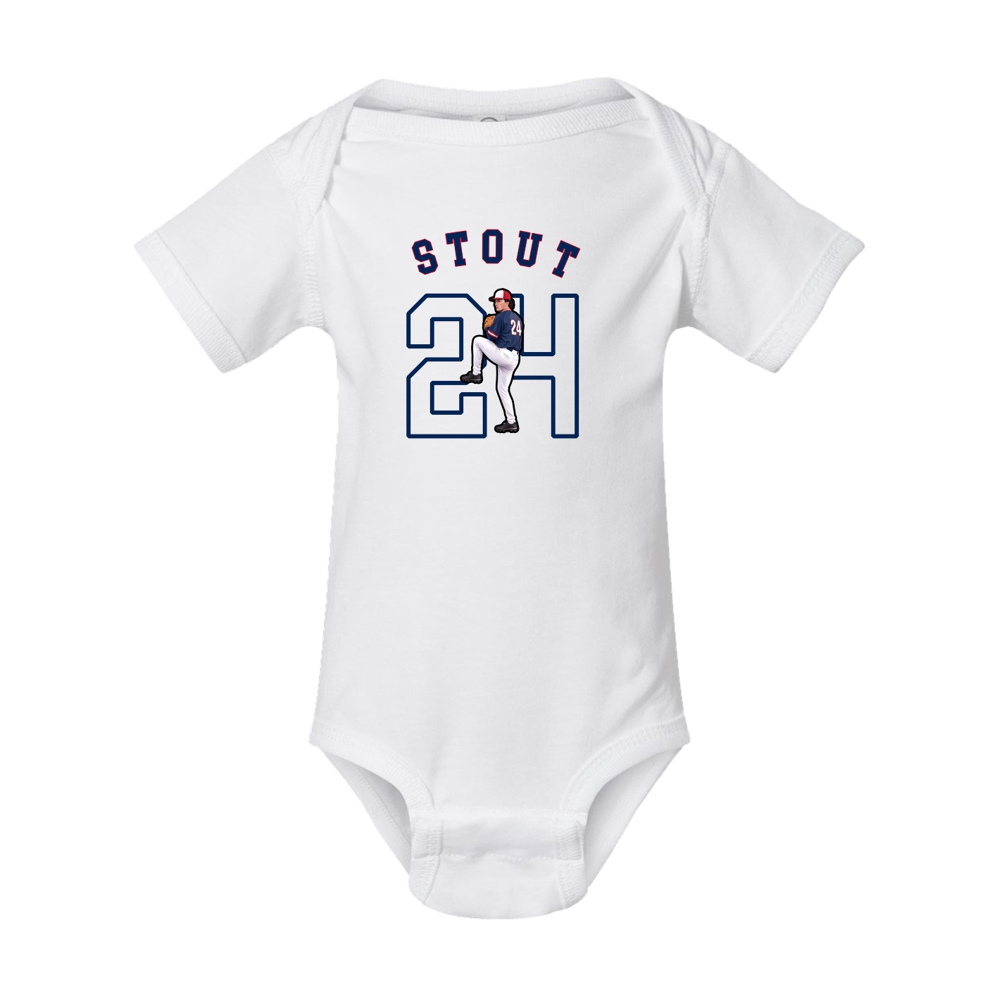 Baby Onesie — Shirsey Arch in White