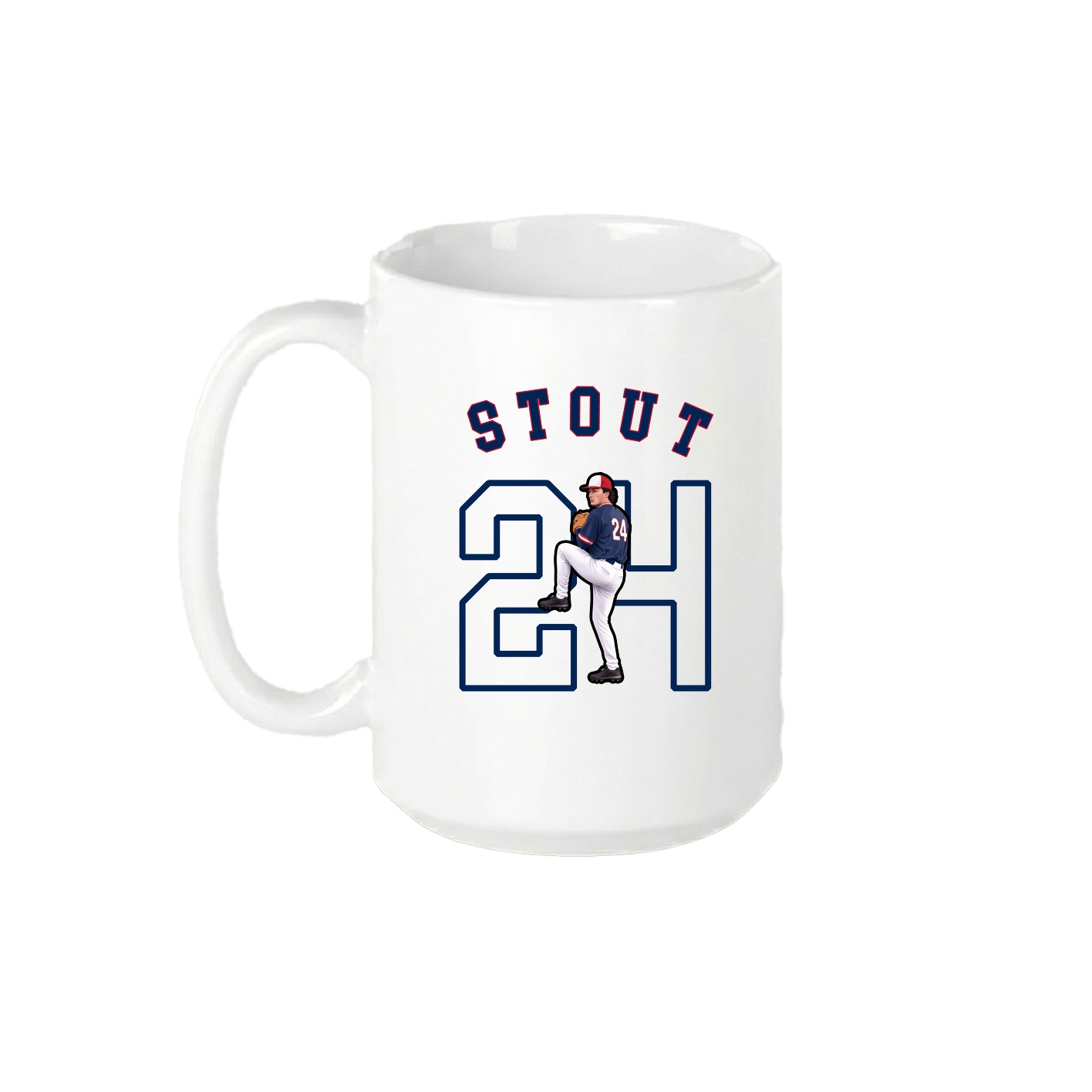 15oz Coffee Mug — Shirsey Arch in White