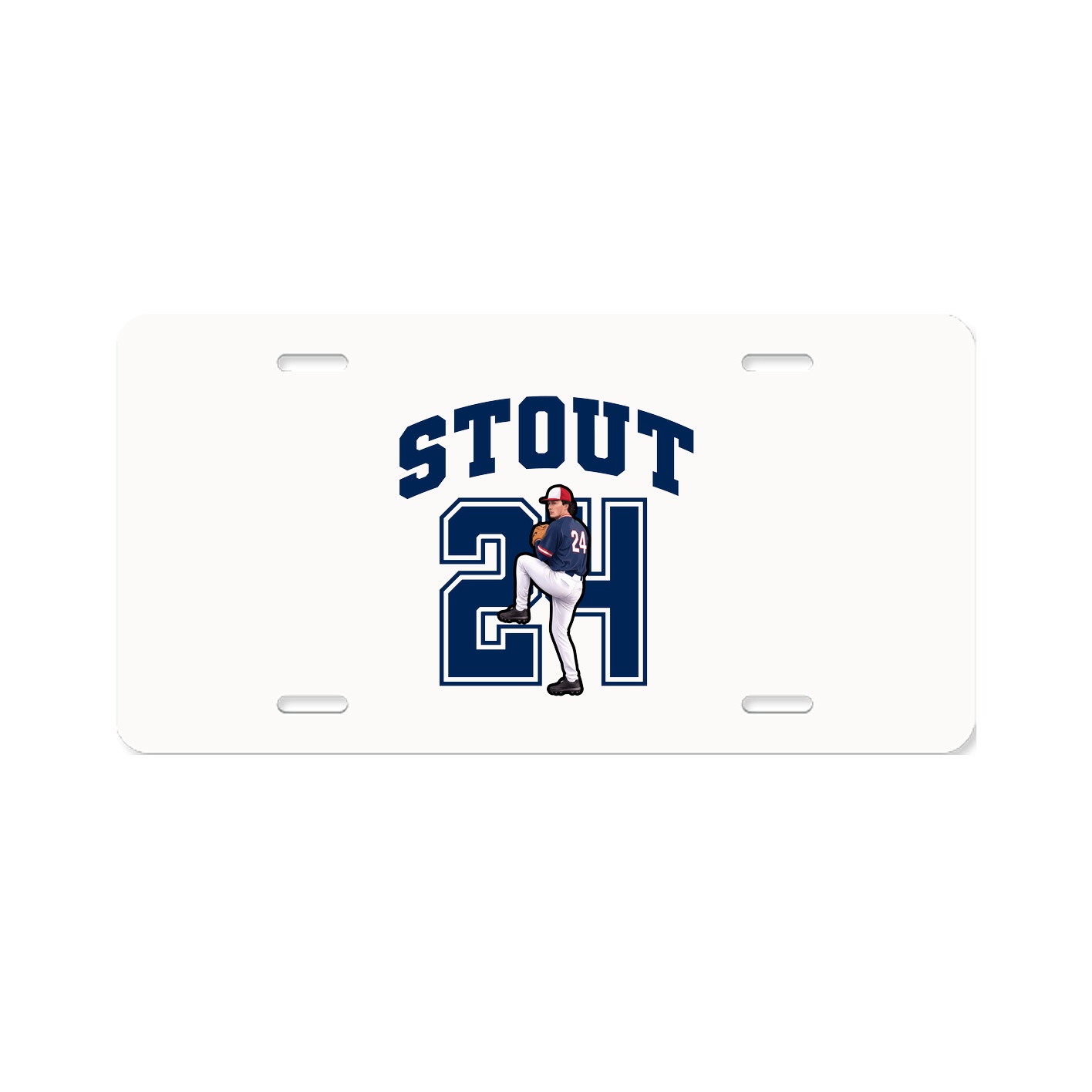 License Plate — Number in Classic