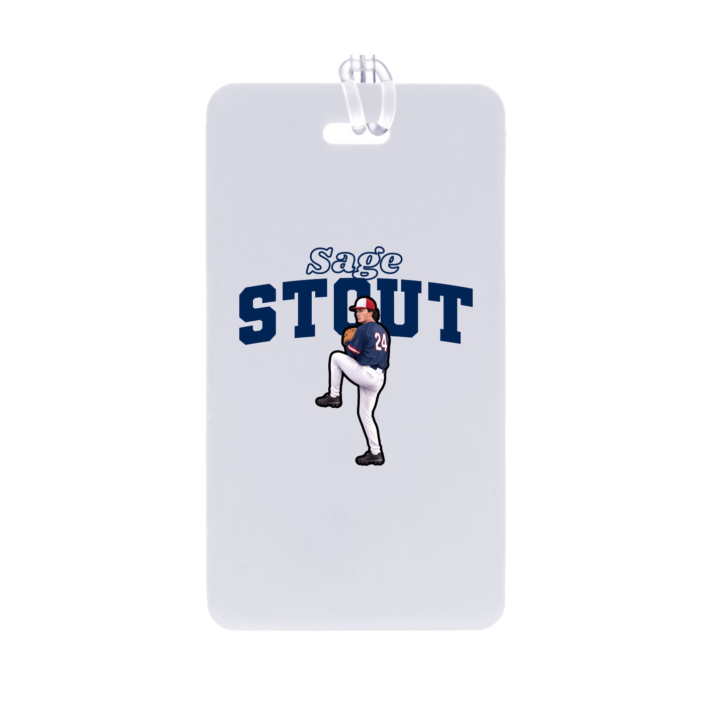Bag Tag — Name Arch in Classic