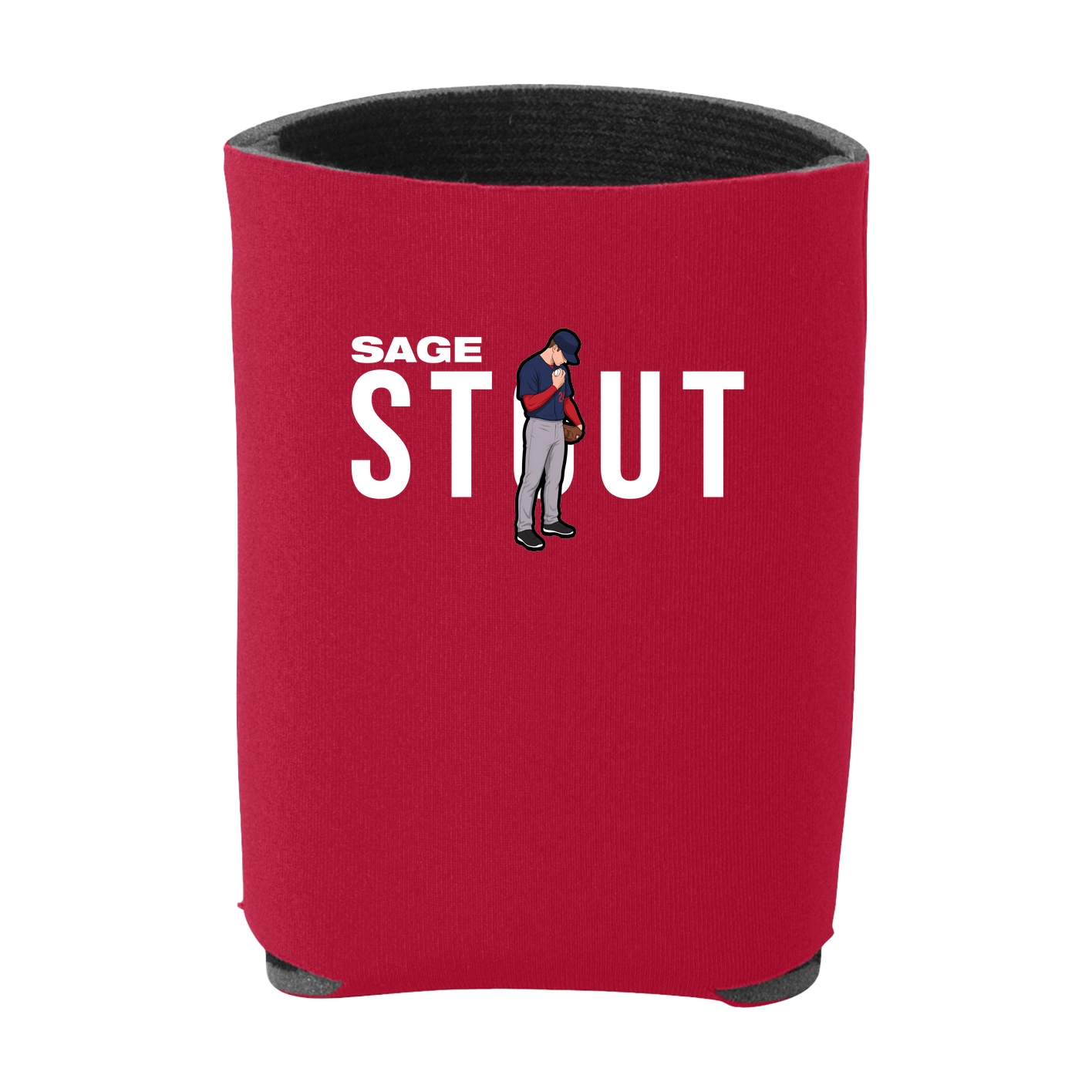Can Holder — Player Name in Red
