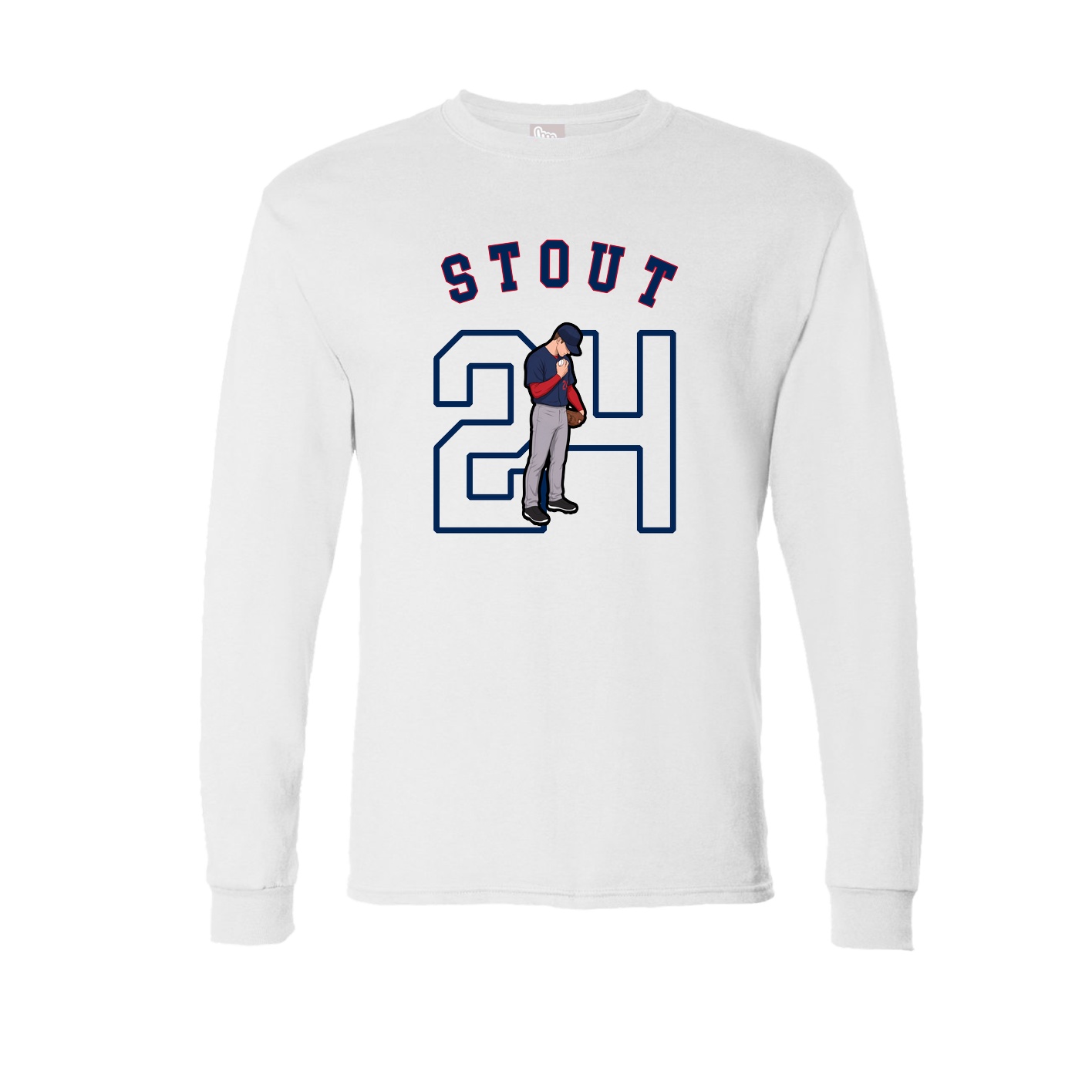Long Sleeve Tee — Shirsey Arch in White