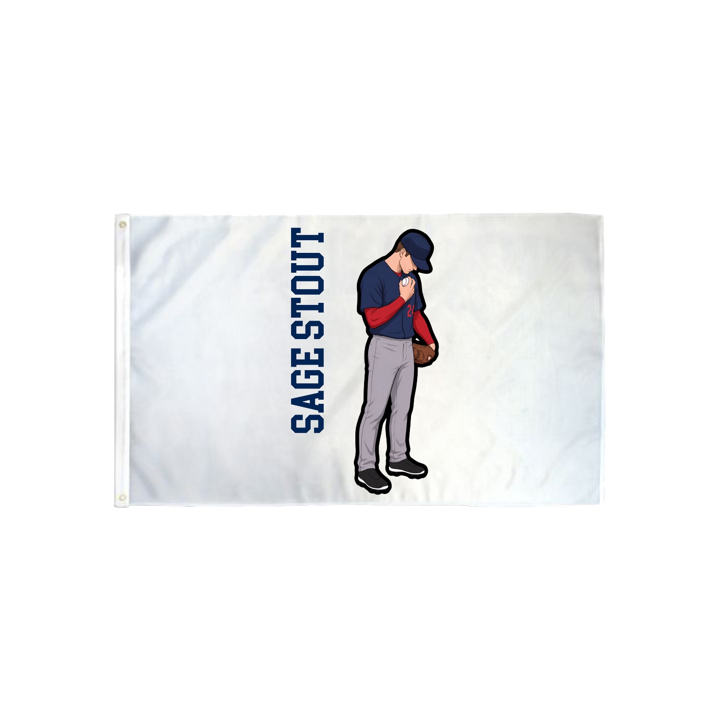 3x5 Flag — Name Vertical in Classic