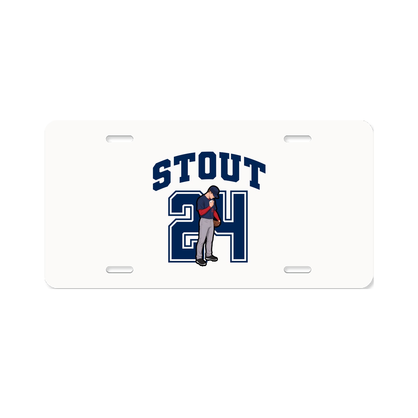 License Plate — Number in Classic