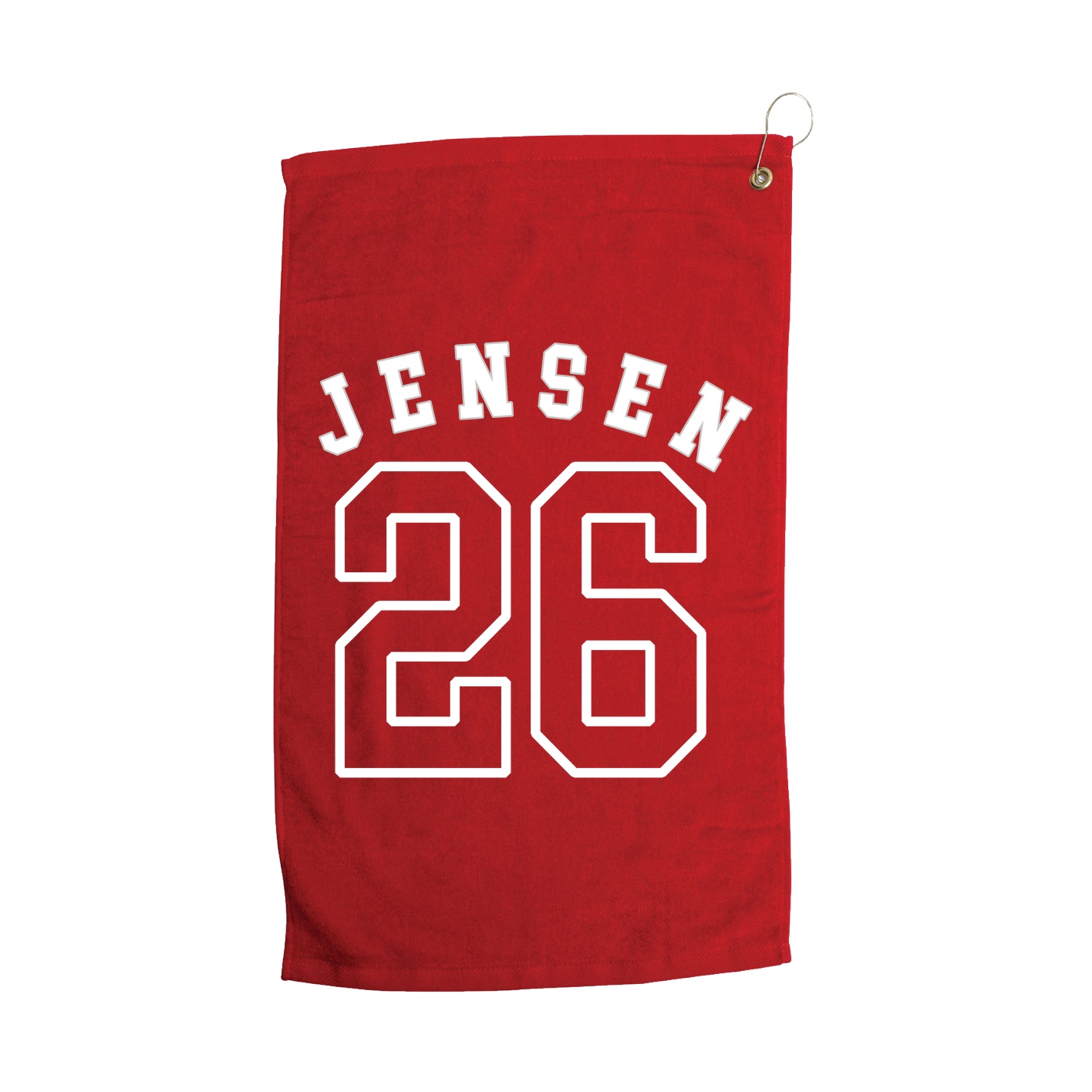 Golf Towel — Shirsey Arch in Red