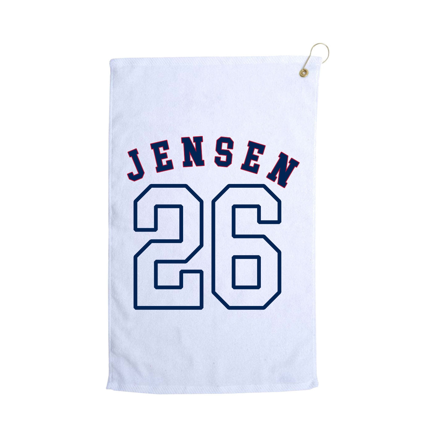 Golf Towel — Shirsey Arch in White