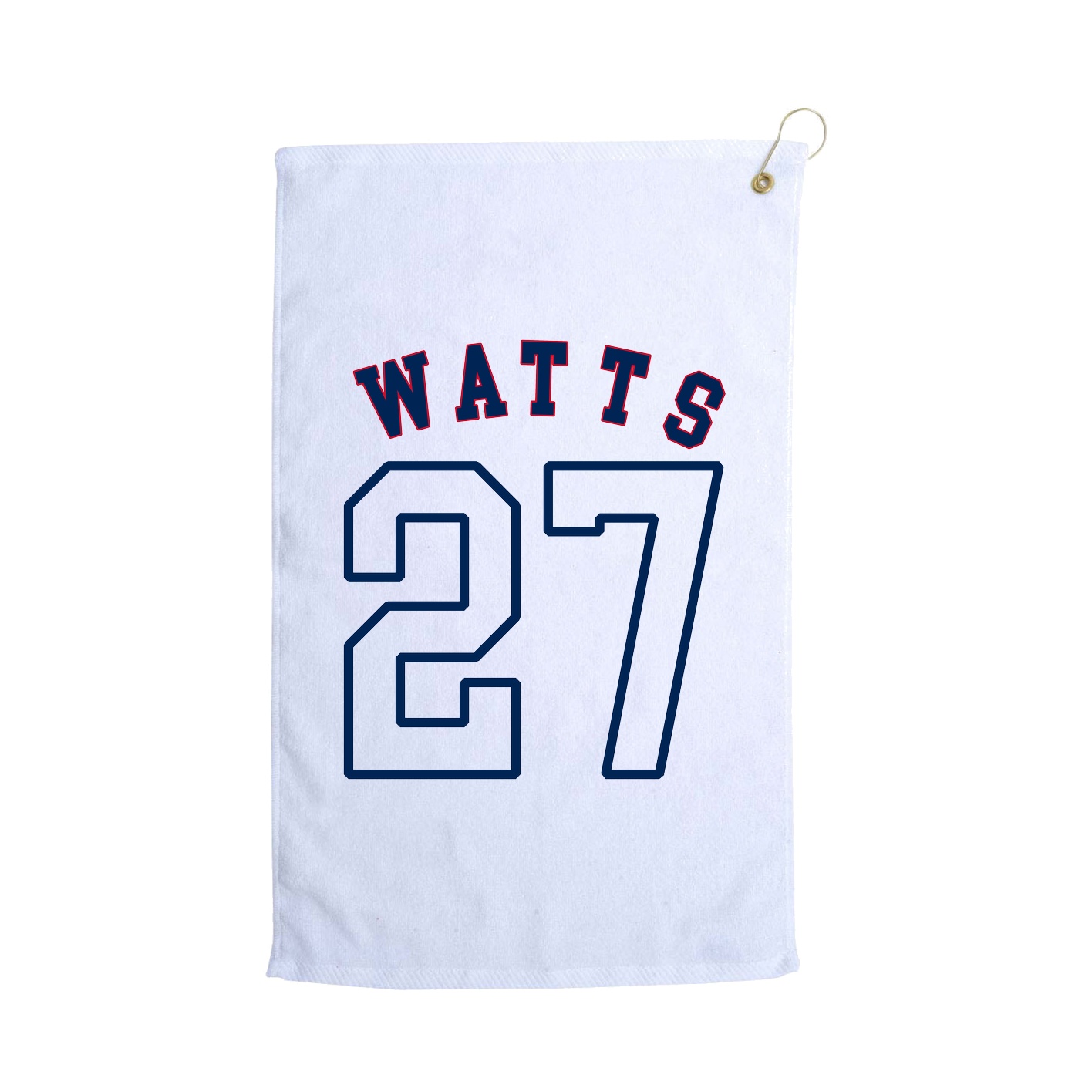 Golf Towel — Shirsey Arch in White