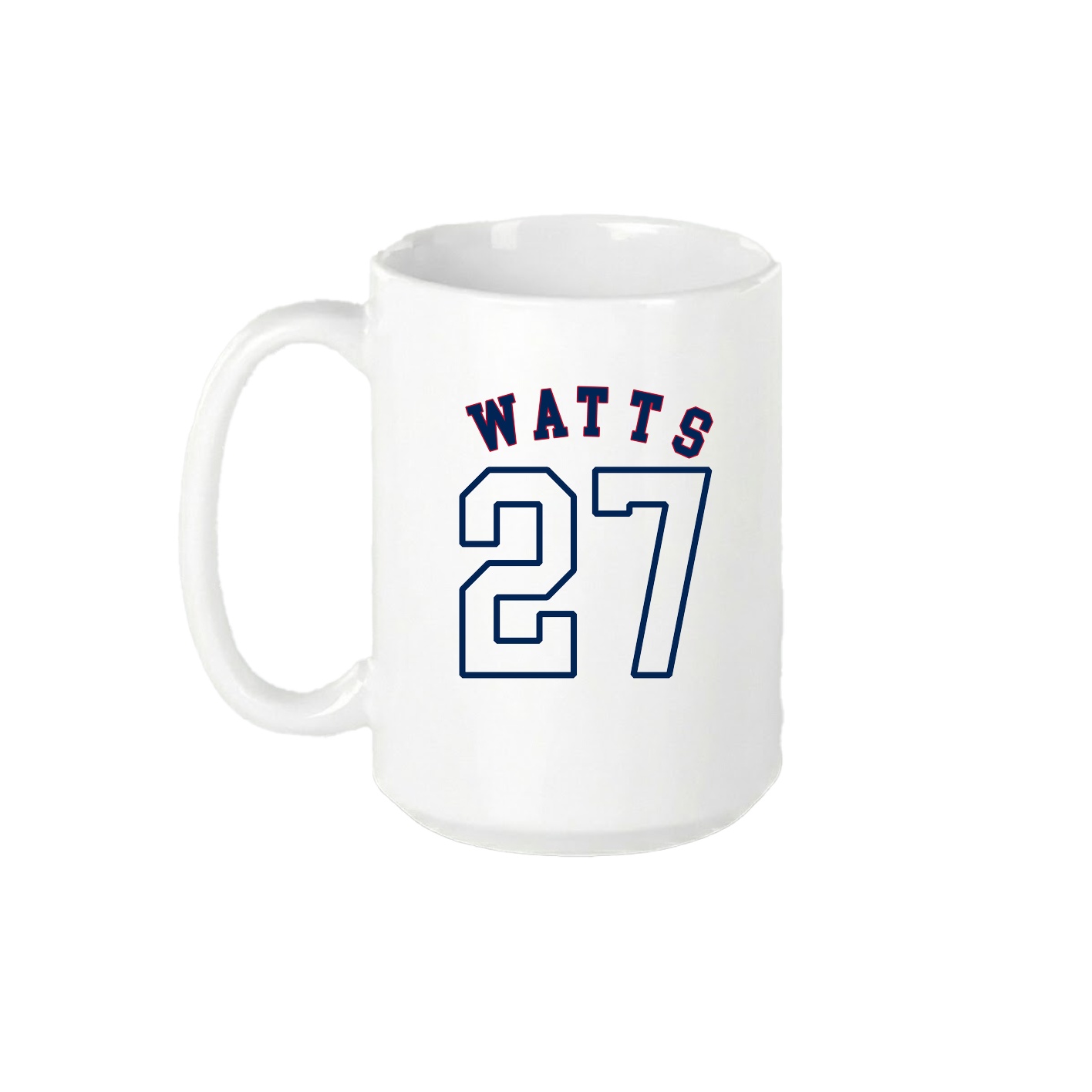 15oz Coffee Mug — Shirsey Arch in White