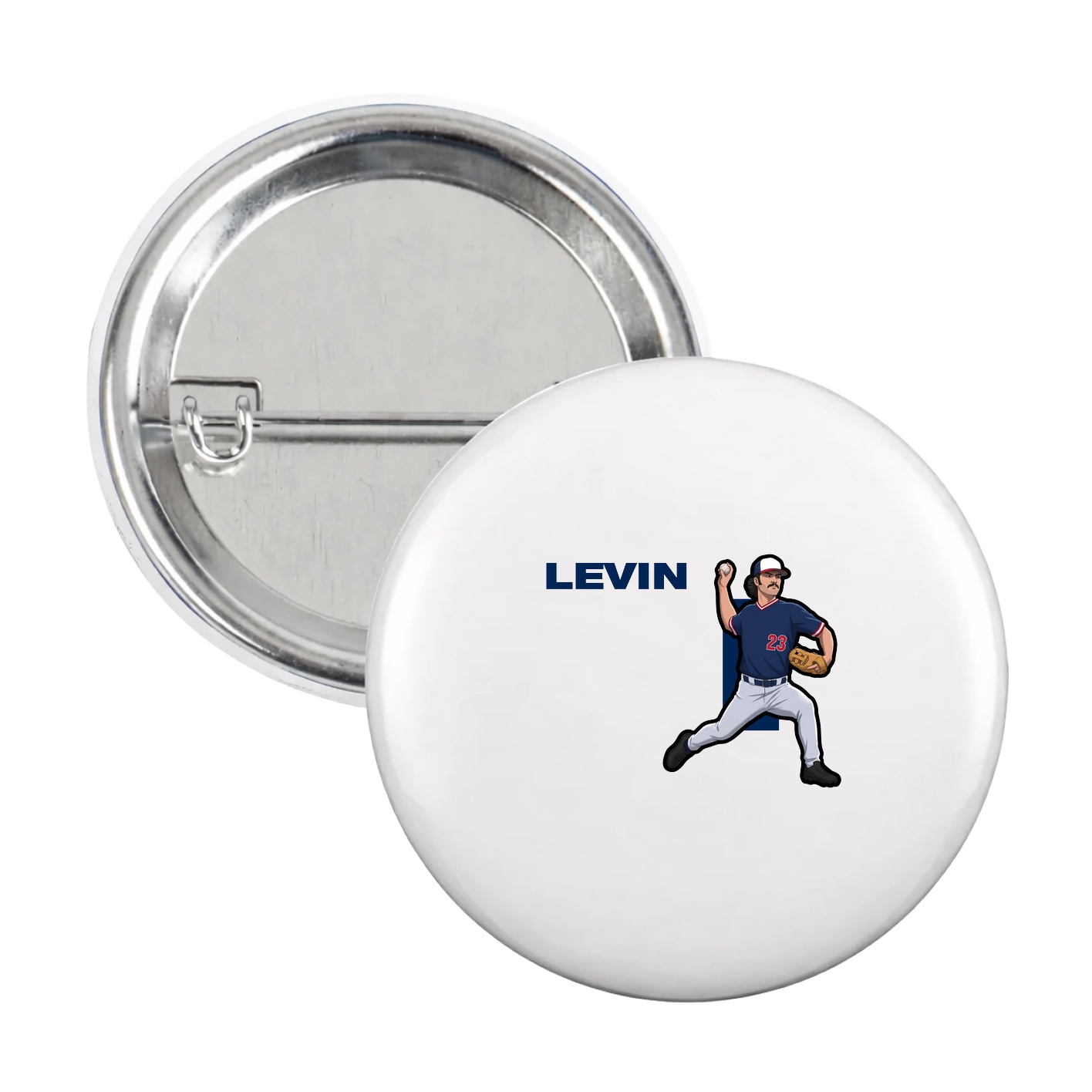 Game Day Button — Player Name in White
