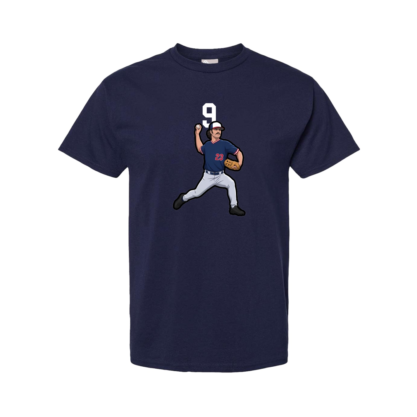 Tee — Number Top in Navy