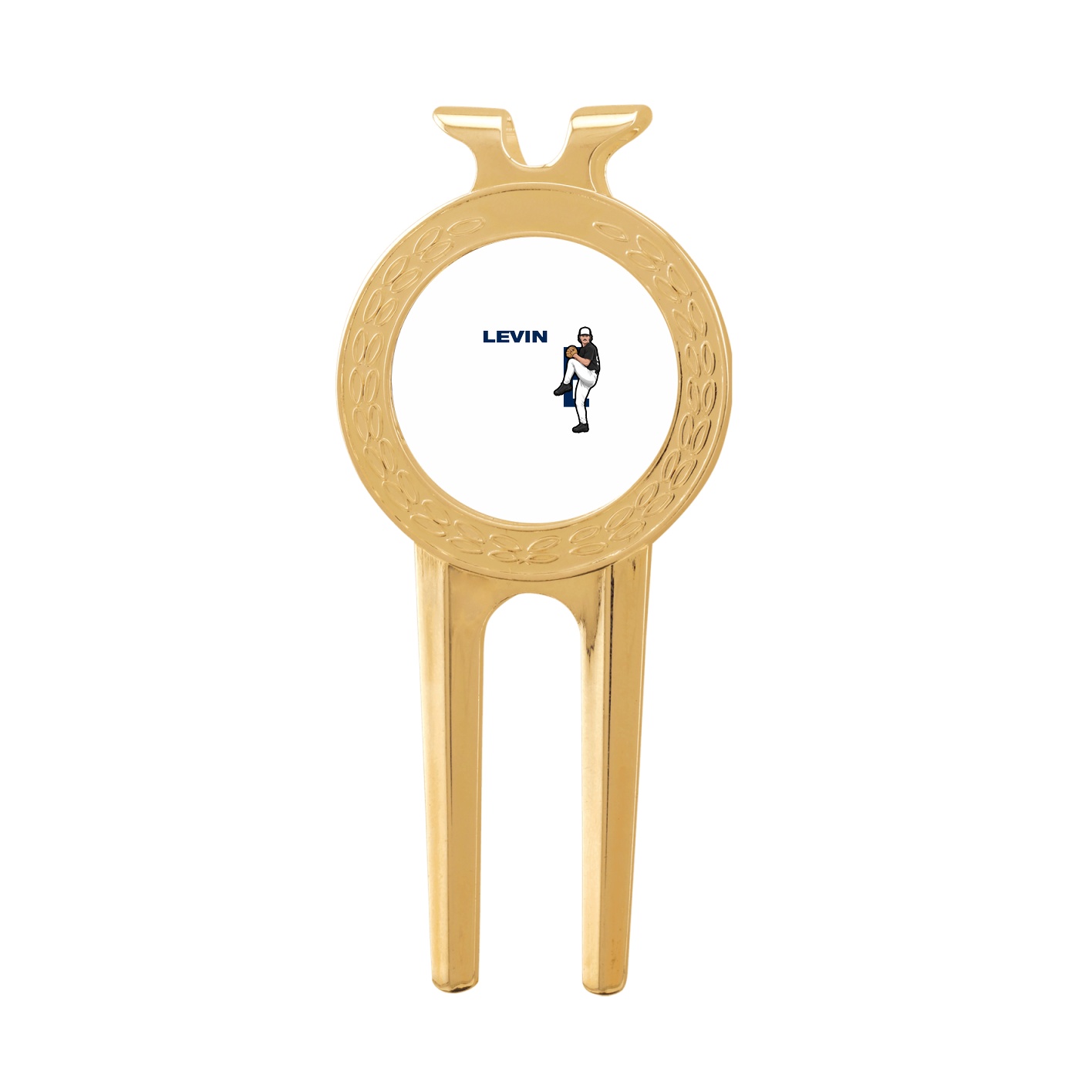 Divot Tool with Ball Marker — Player Name in Classic
