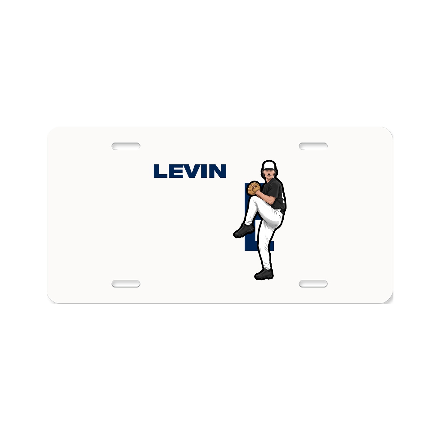License Plate — Player Name in Classic