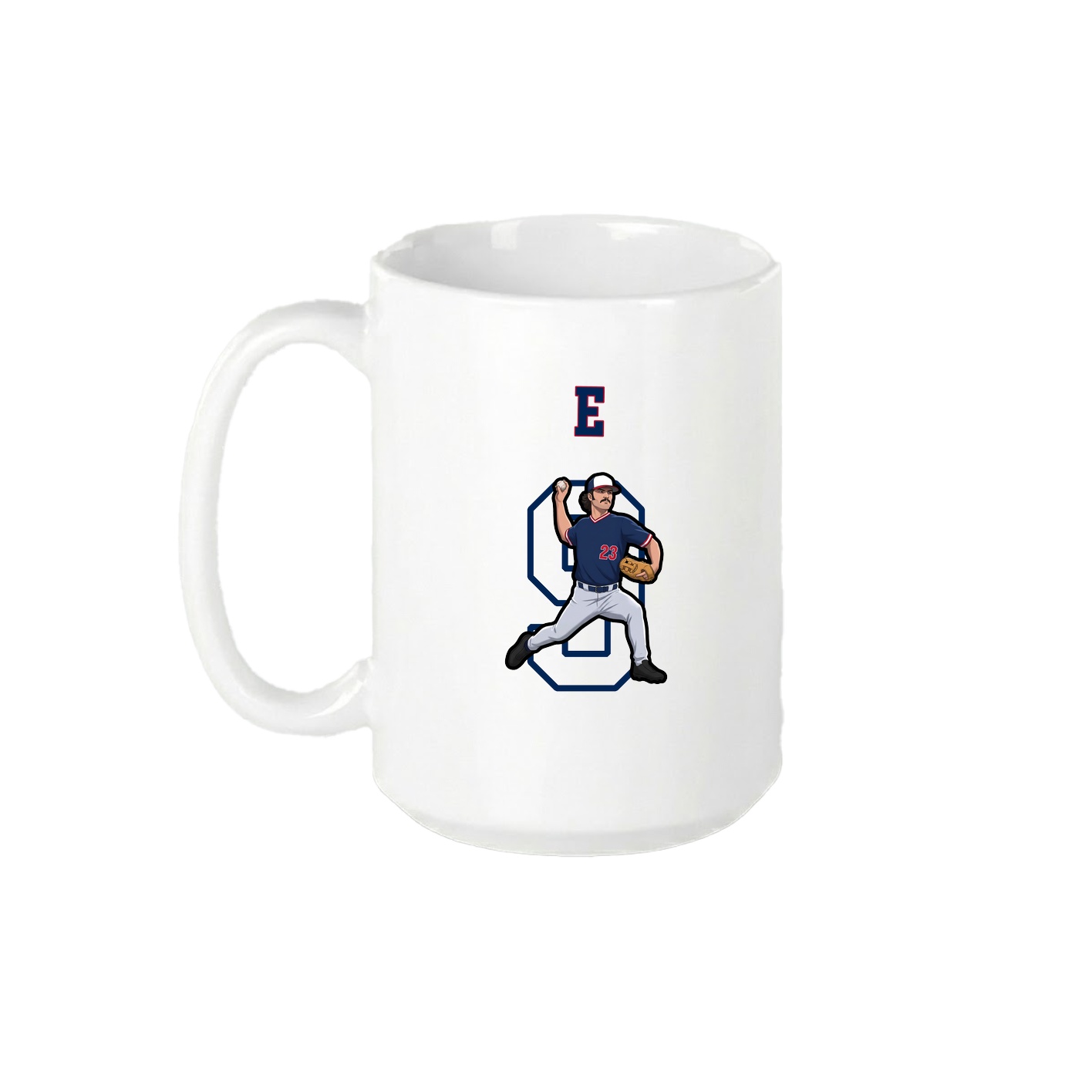 15oz Coffee Mug — Shirsey Arch in White
