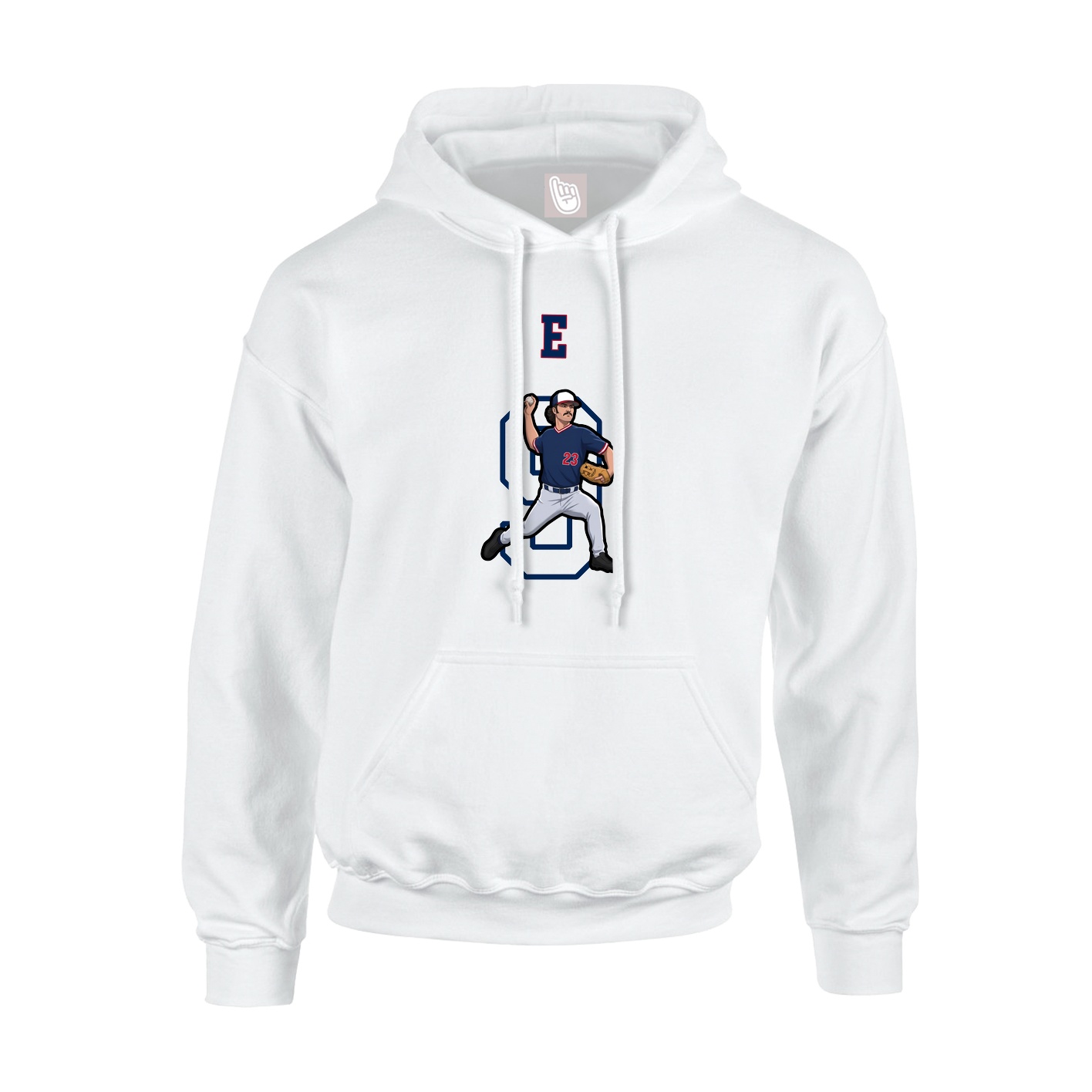 Youth Hoodie — Shirsey Arch in White