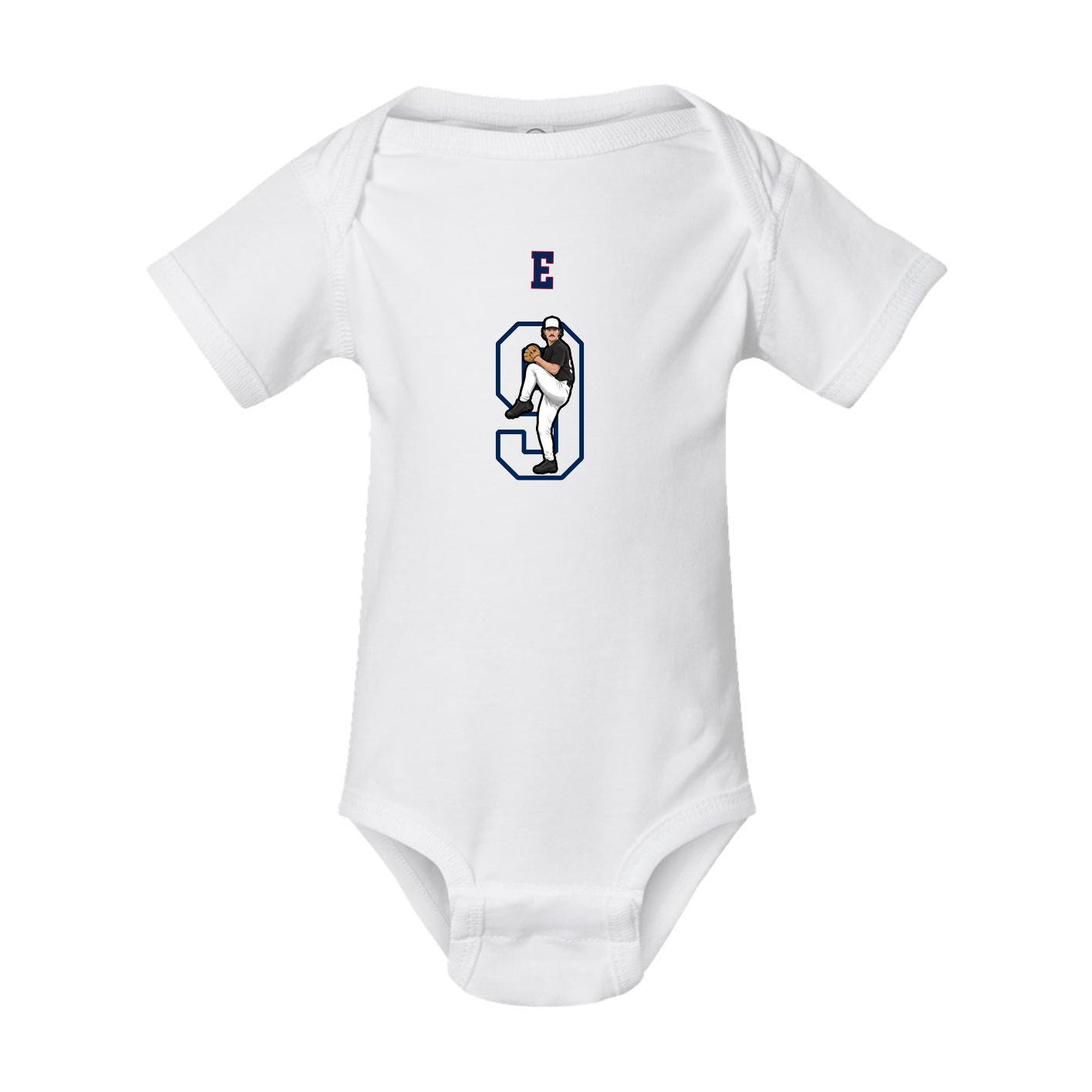 Baby Onesie — Shirsey Arch in White