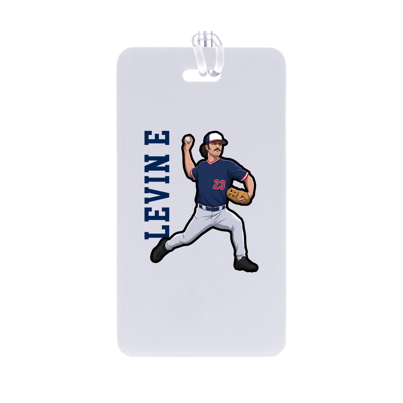 Bag Tag — Name Vertical in Classic