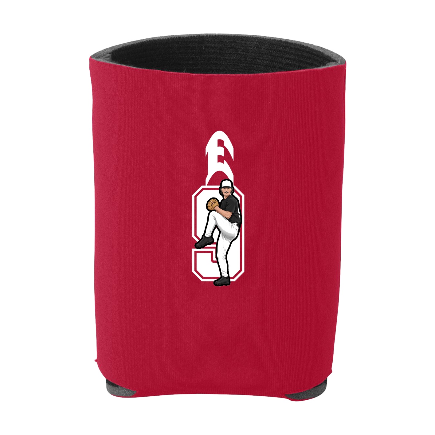 Can Holder — Number in Red