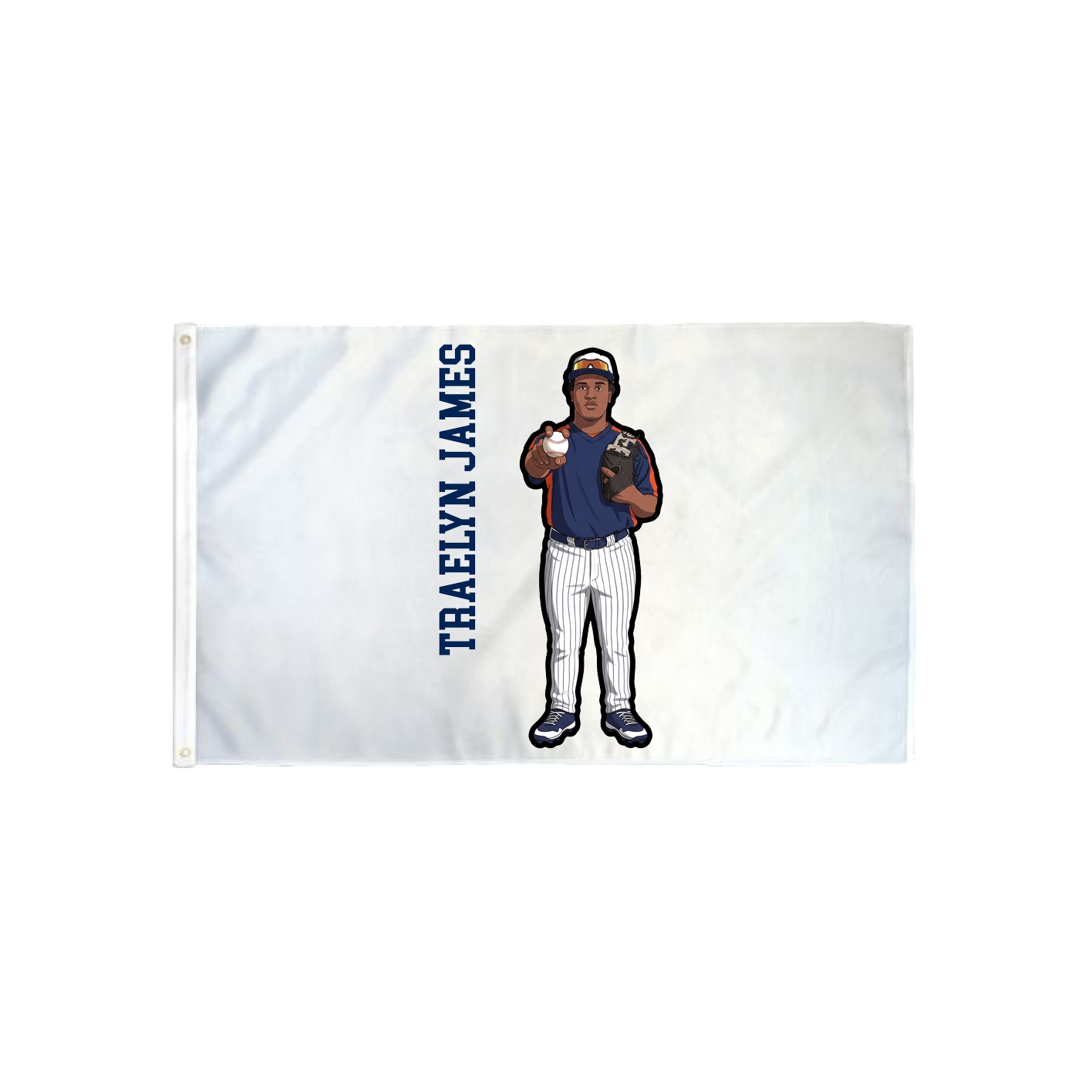 3x5 Flag — Name Vertical in Classic