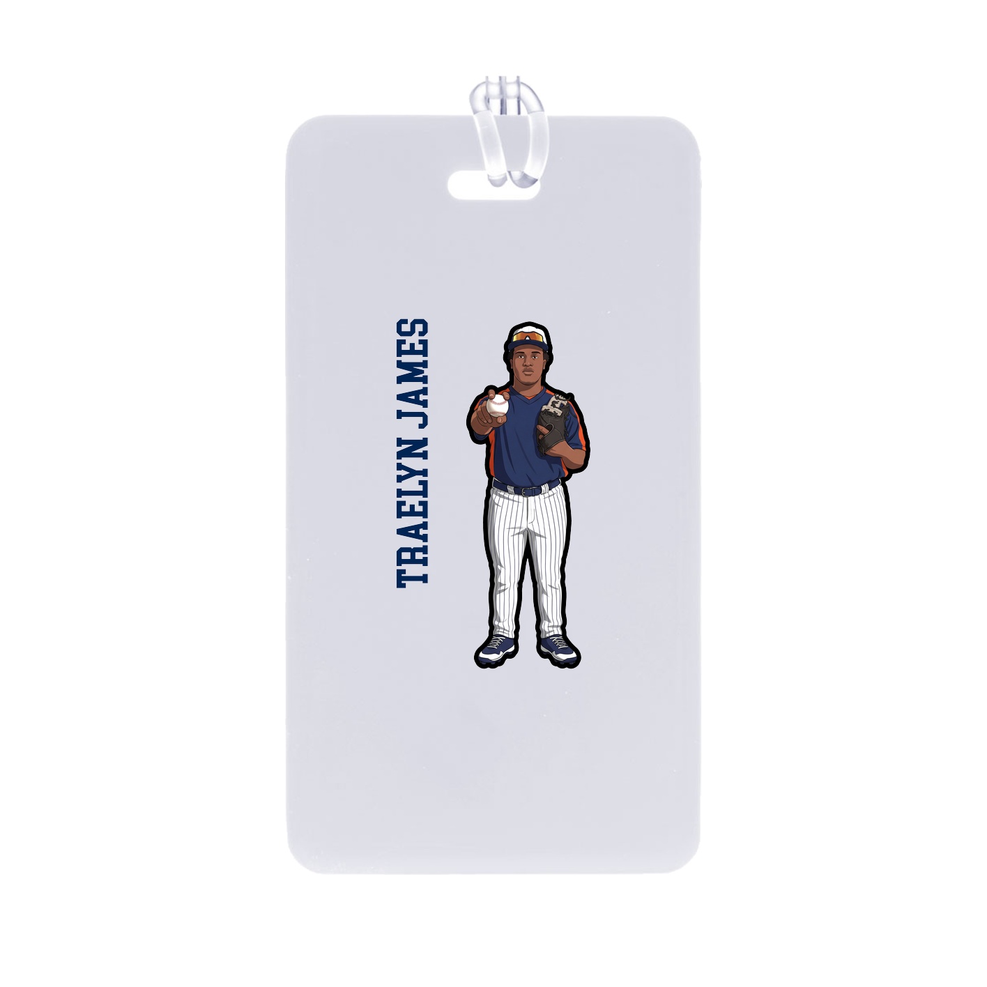 Bag Tag — Name Vertical in Classic
