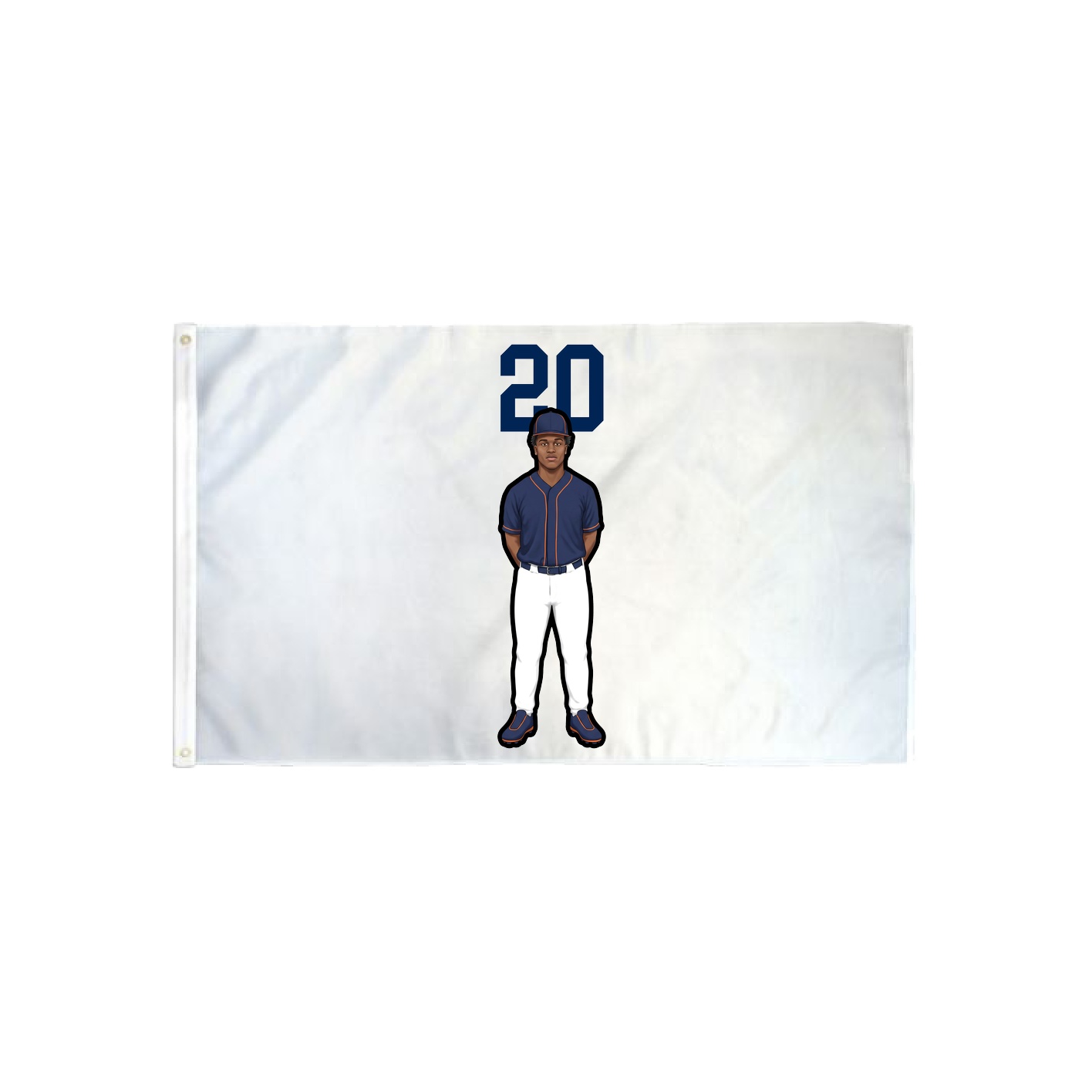 3x5 Flag — Number Top in Classic