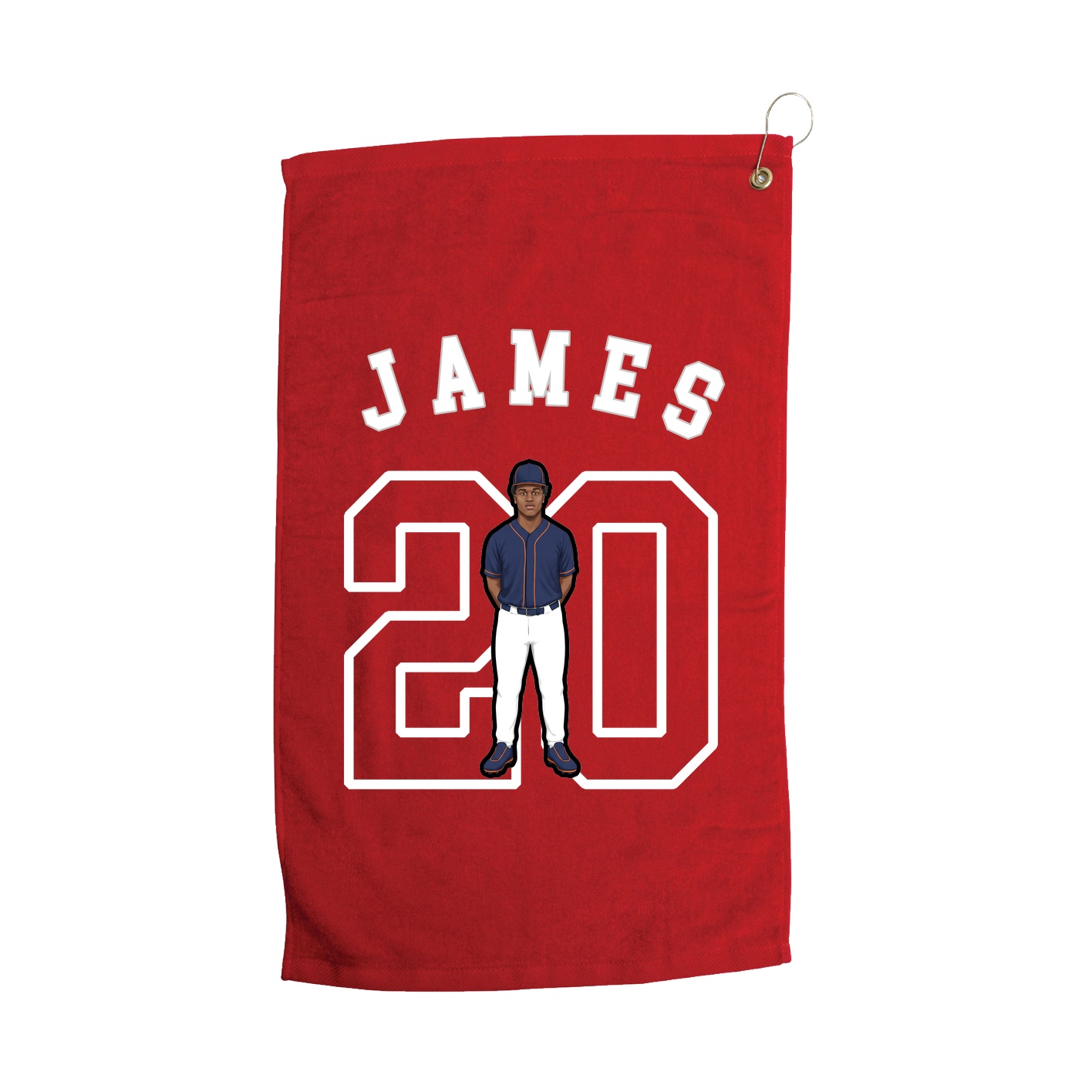 Golf Towel — Shirsey Arch in Red