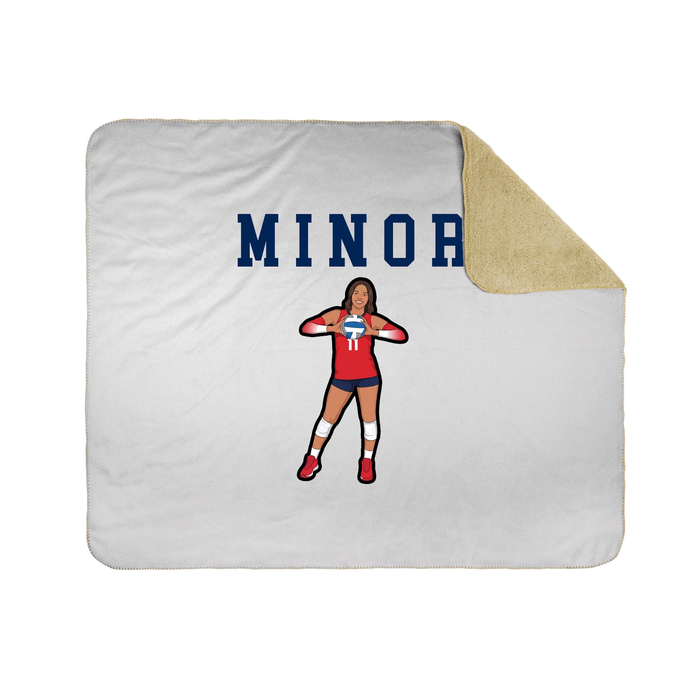 Throw Blanket — Shirsey in White