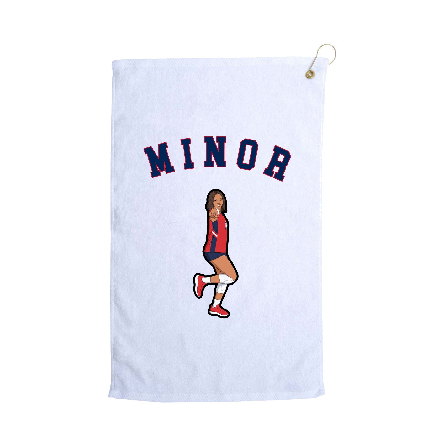 Golf Towel — Shirsey Arch in White