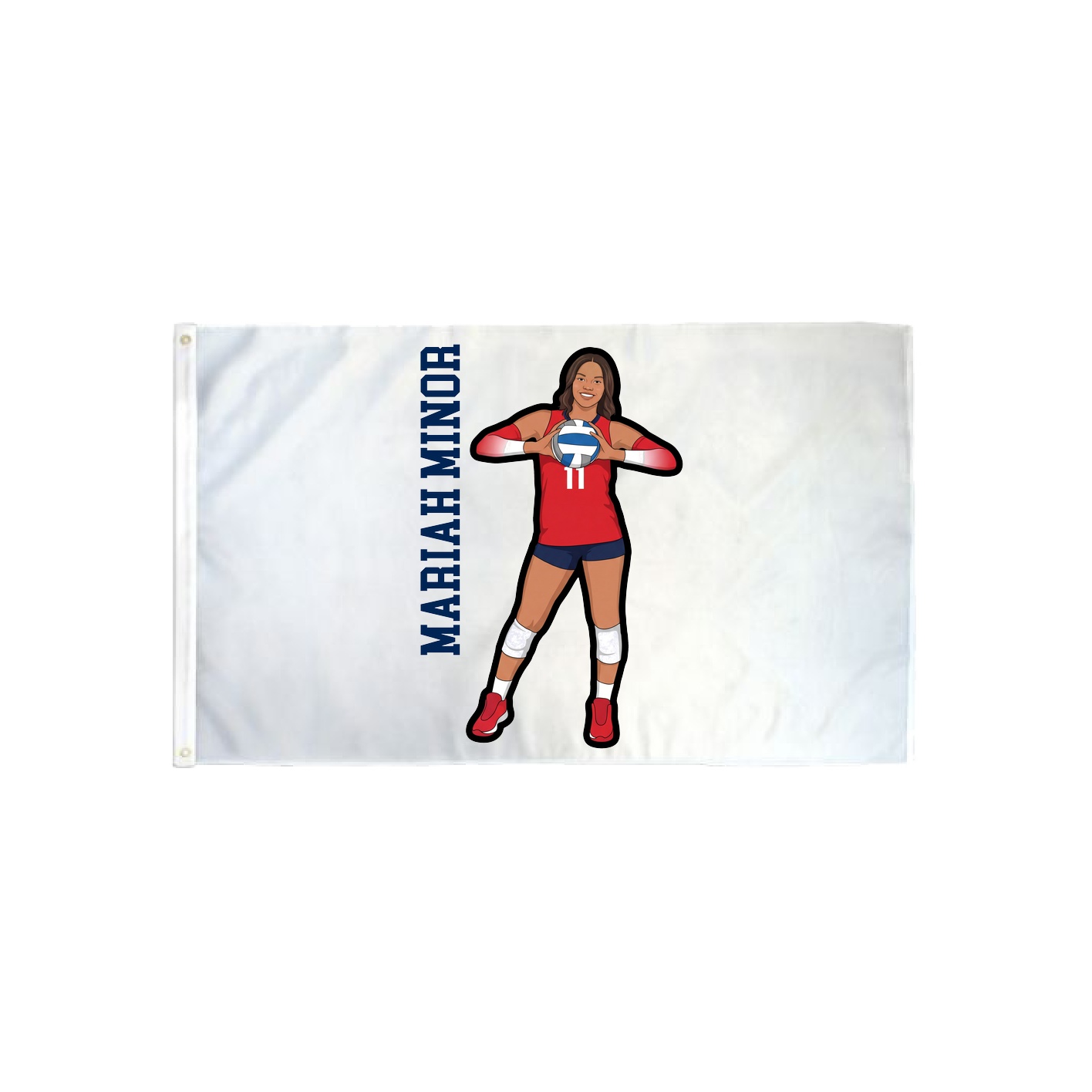 3x5 Flag — Name Vertical in Classic