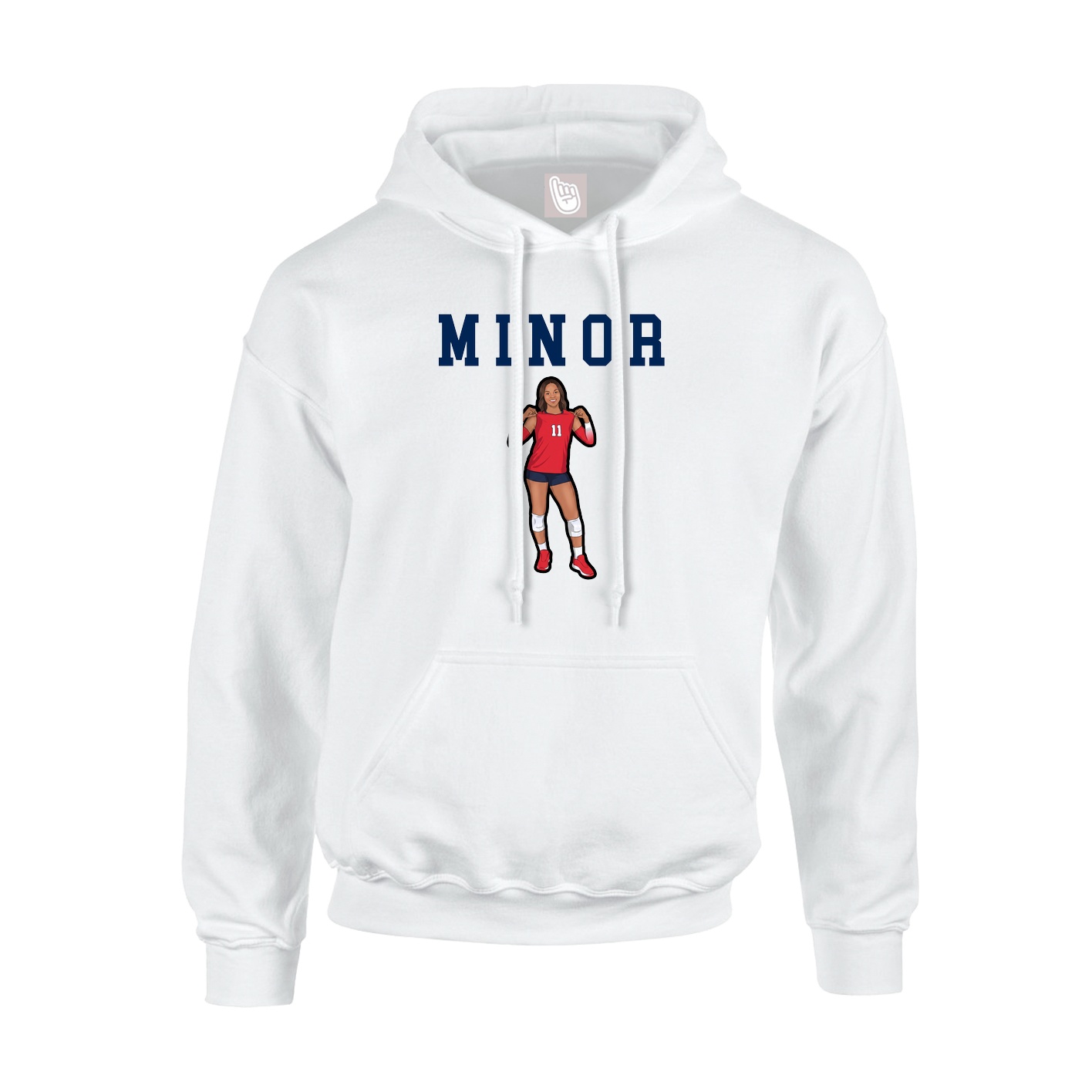 Hoodie — Shirsey in White