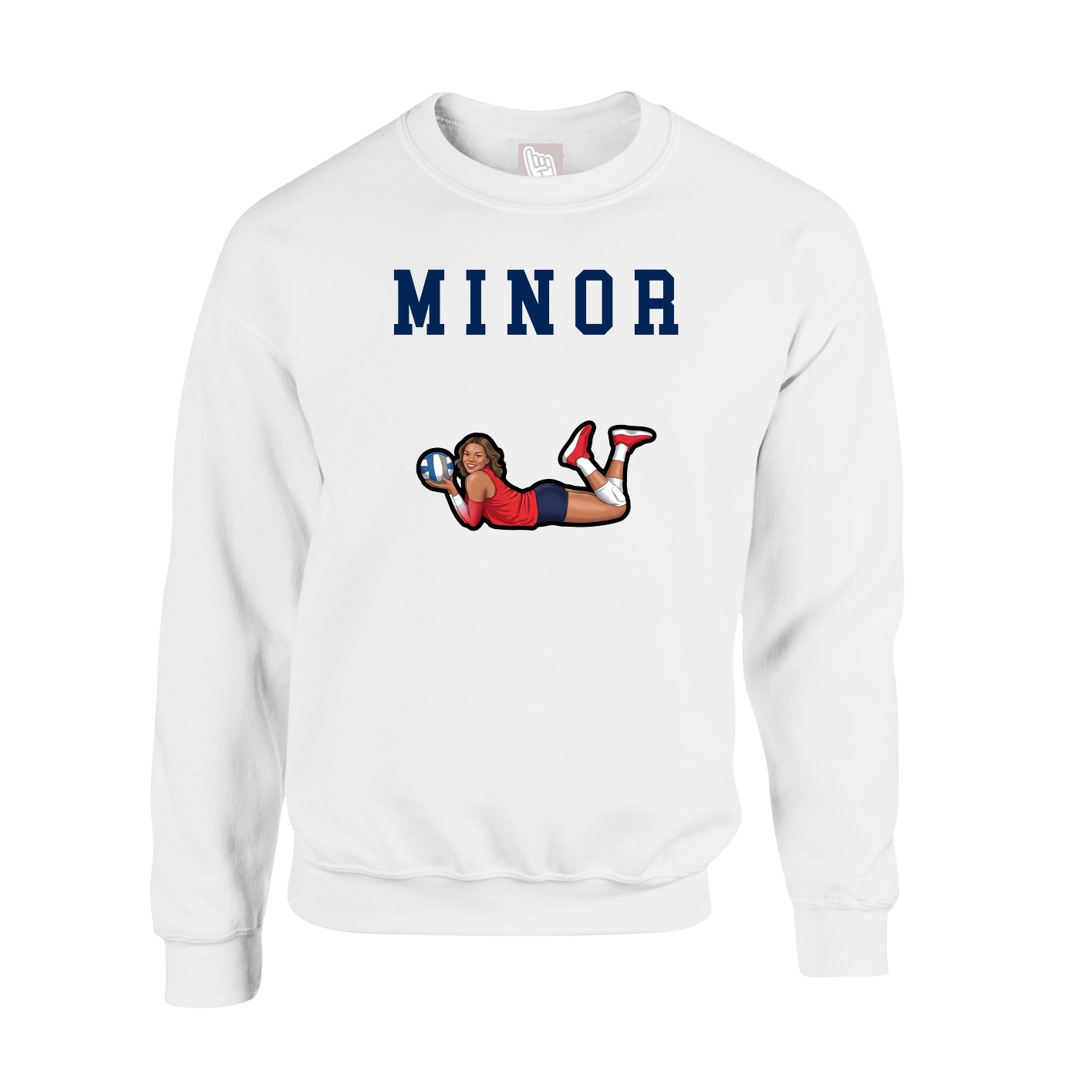 Fleece Crew — Shirsey in White