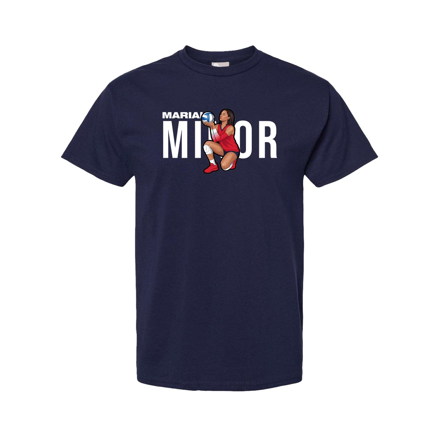 Tee — Player Name in Navy