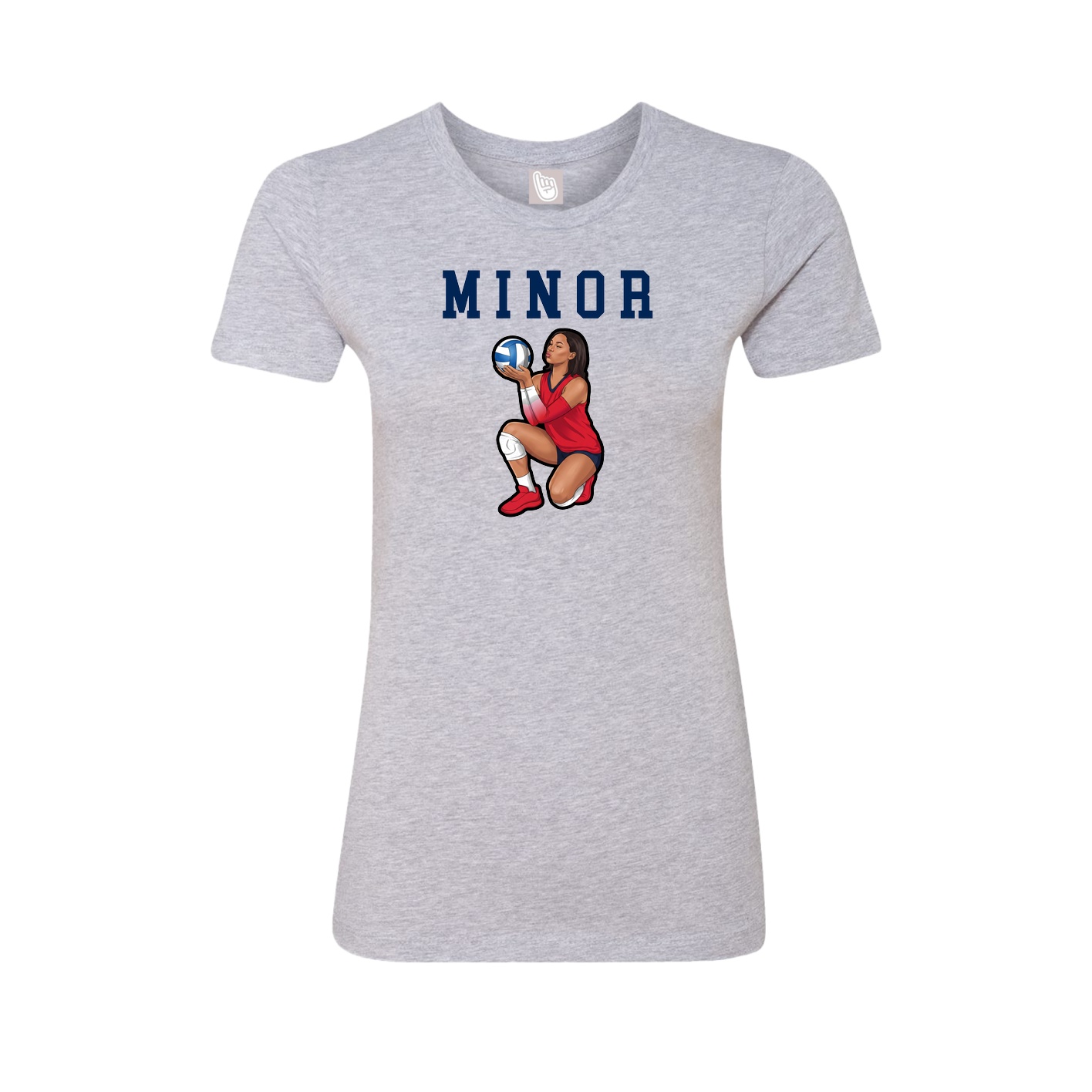 Fitted Women's Tee — Shirsey in Grey