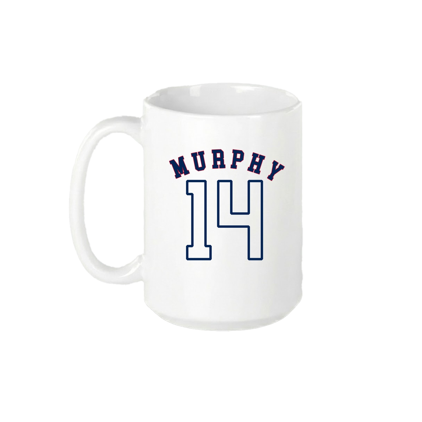 15oz Coffee Mug — Shirsey Arch in White