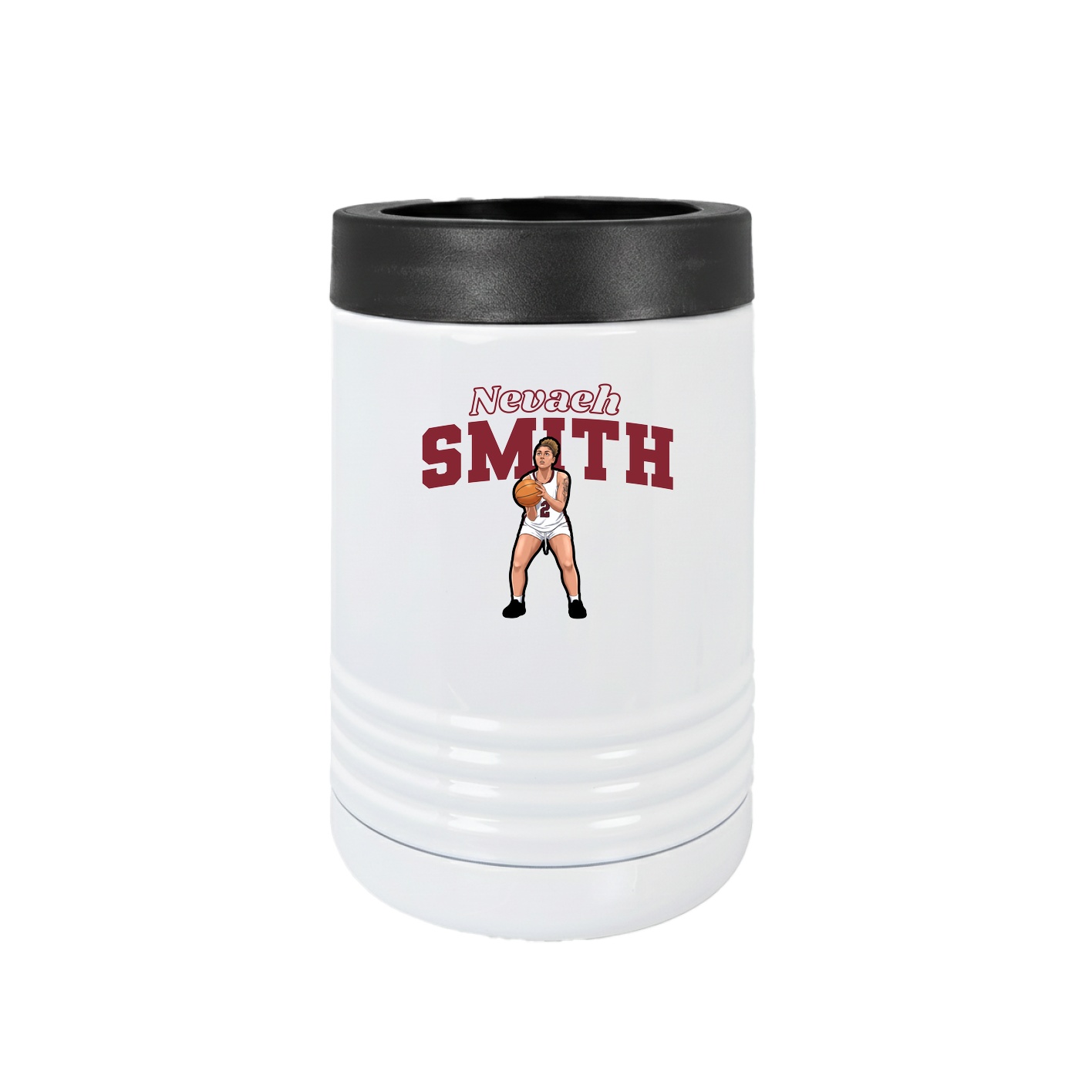 Beverage Holder — Name Arch in White