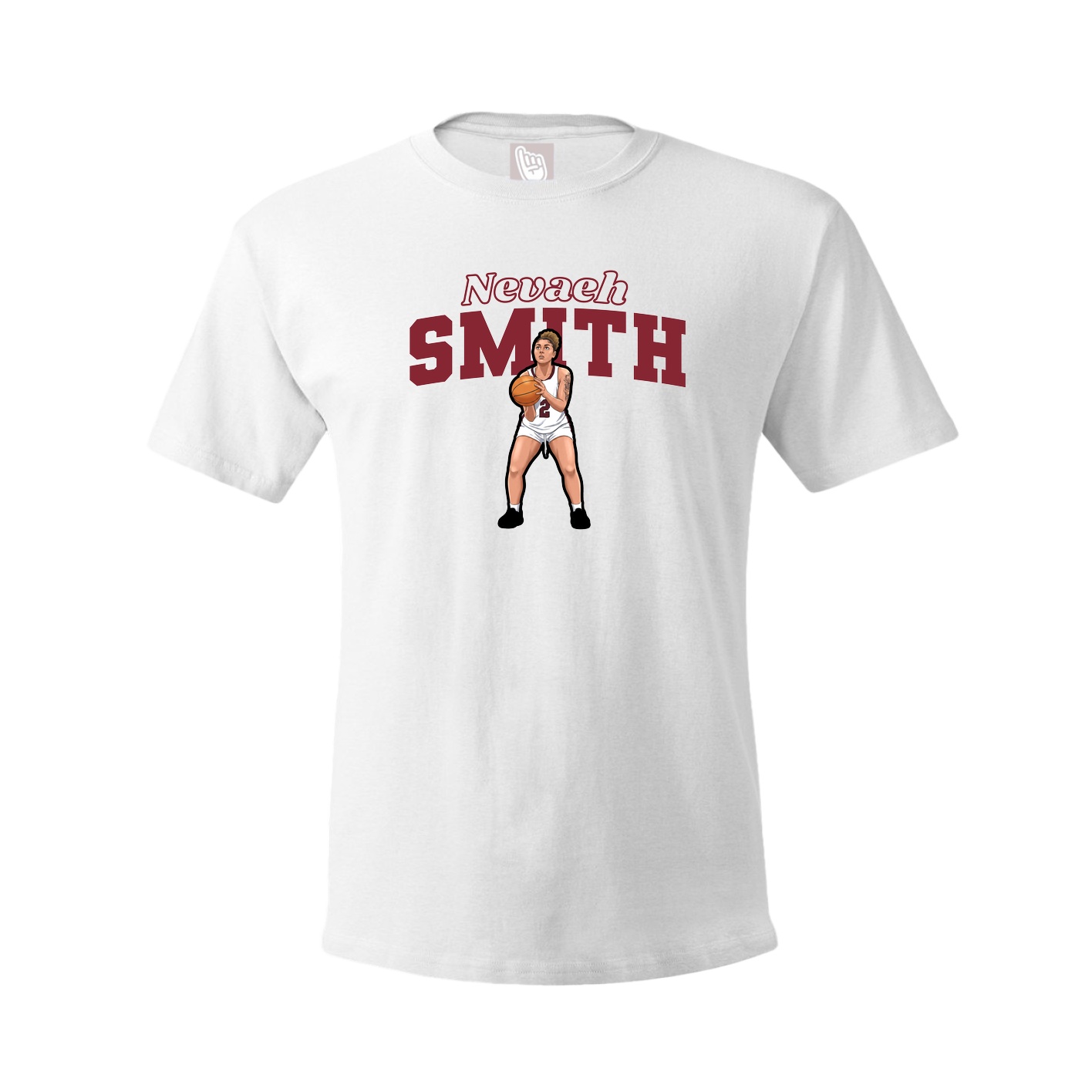 Tee — Name Arch in White