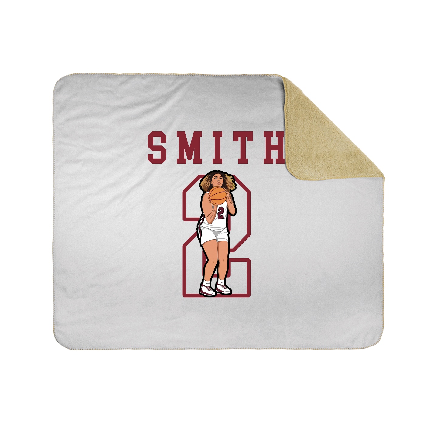Throw Blanket — Shirsey in White