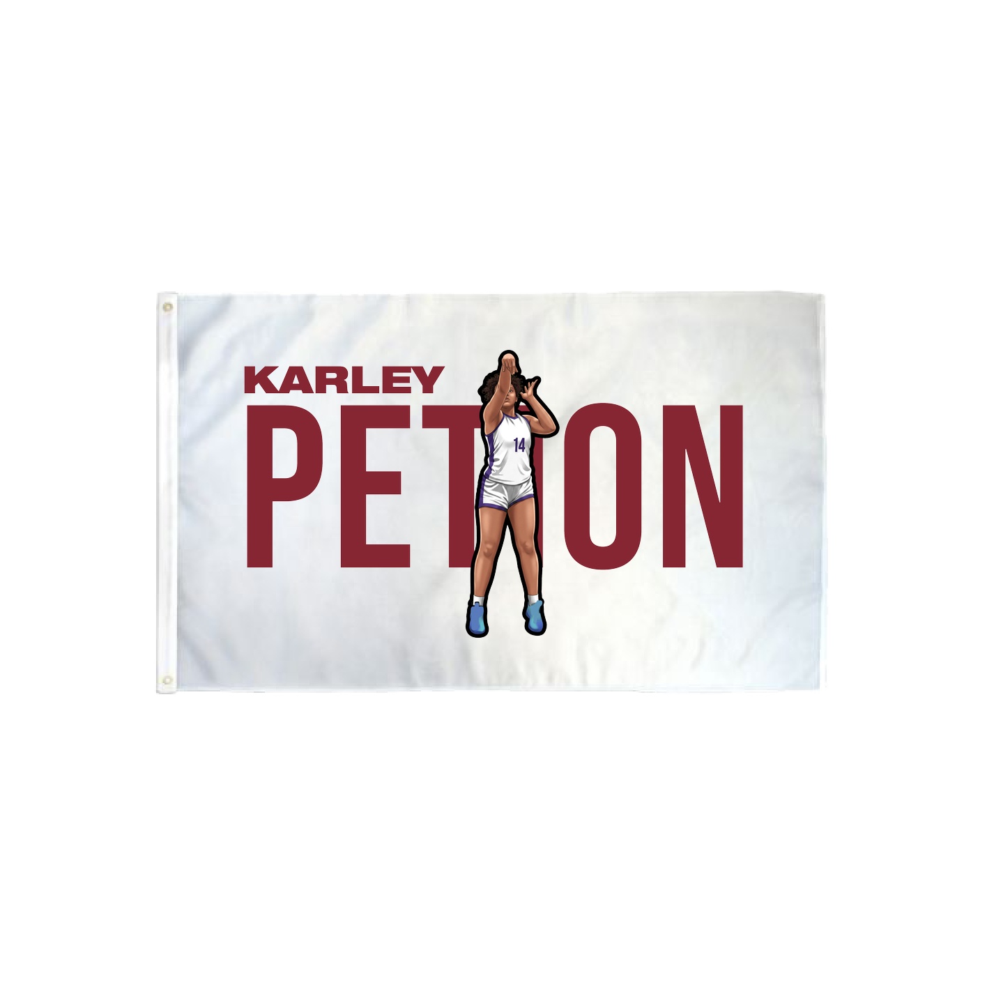 3x5 Flag — Player Name in Classic