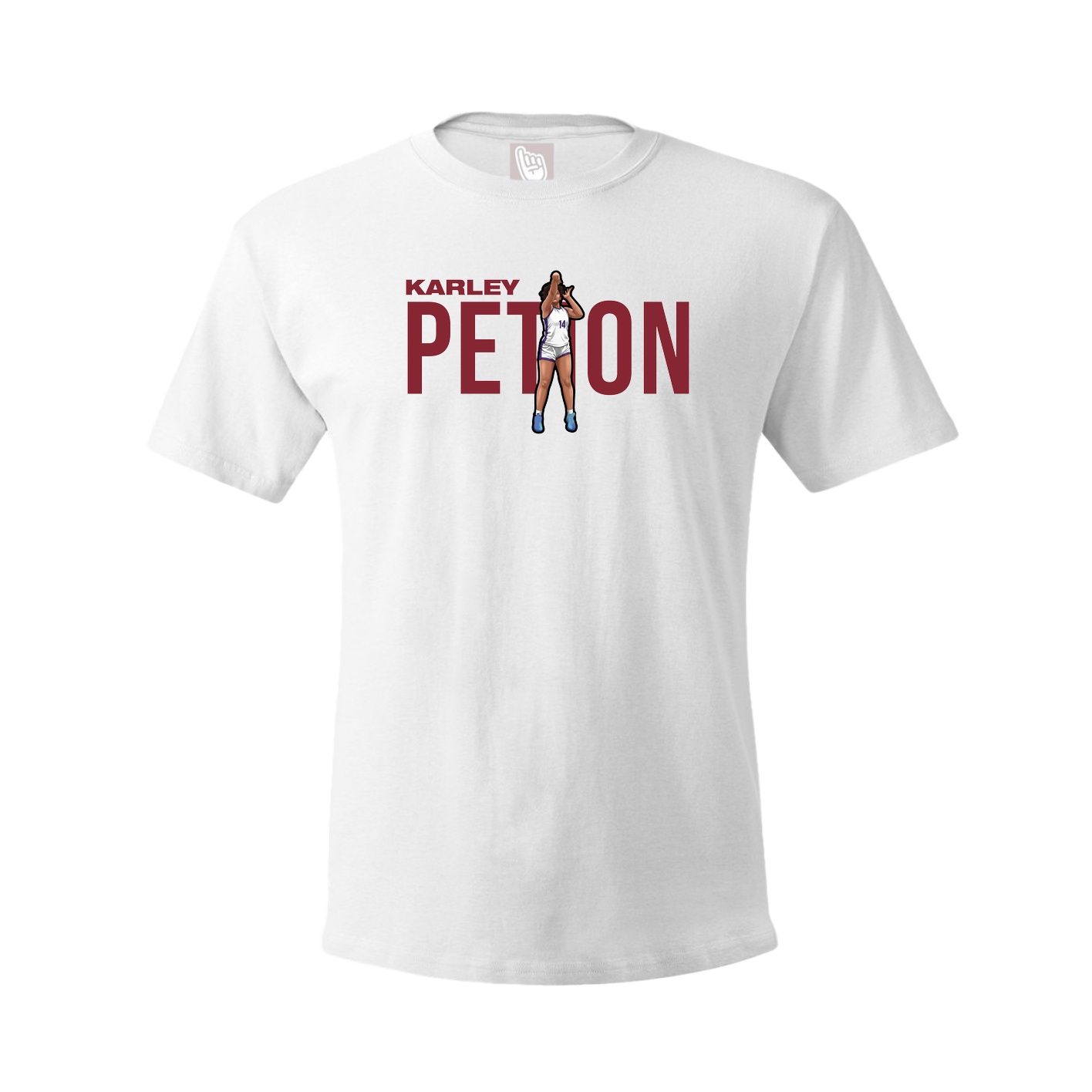 Youth Tee — Player Name in White