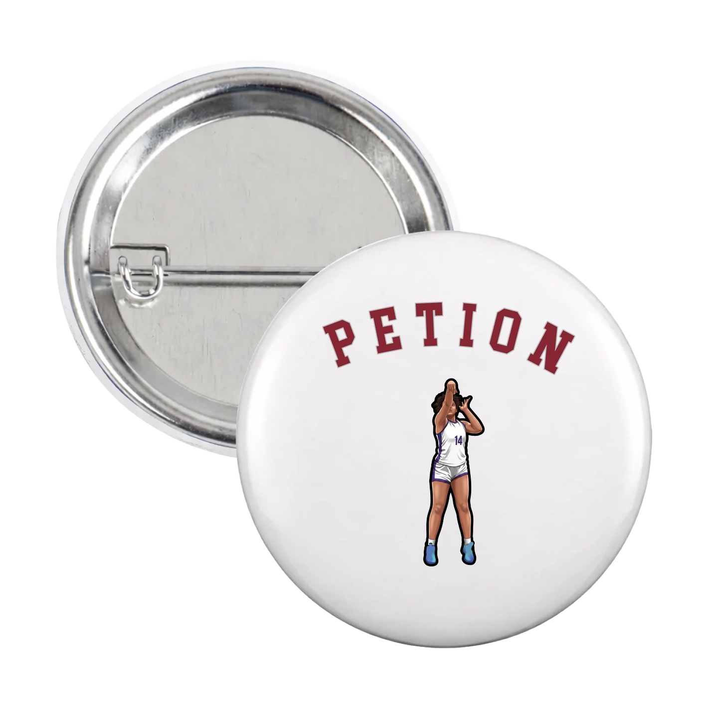 Game Day Button — Shirsey Arch in White