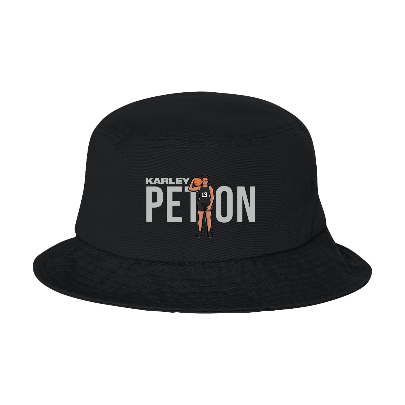 Bucket Cap — Player Name in Black