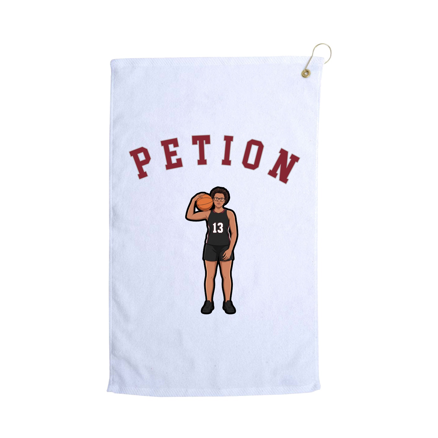 Golf Towel — Shirsey Arch in White