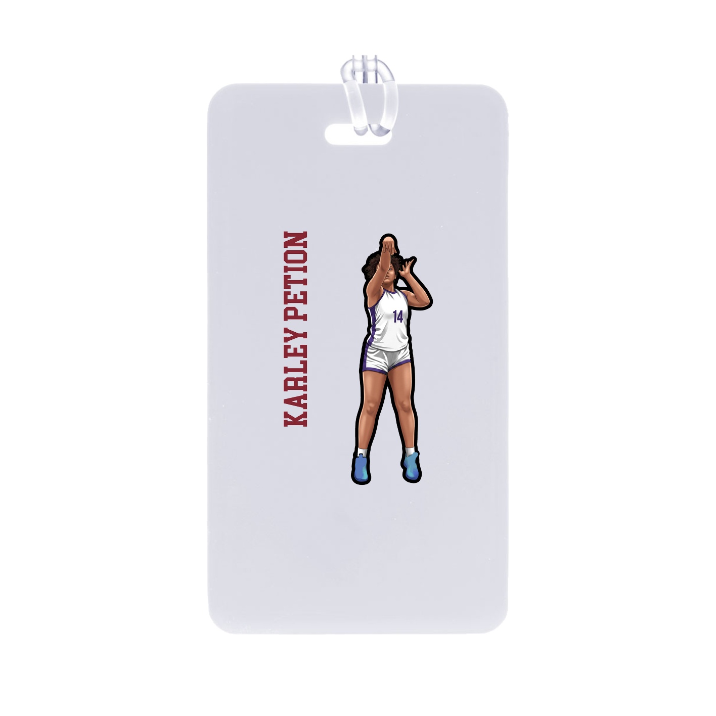 Bag Tag — Name Vertical in Classic