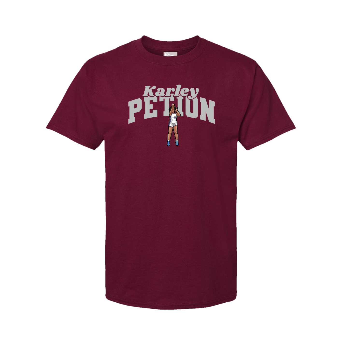 Tee — Signature Arch in Cardinal