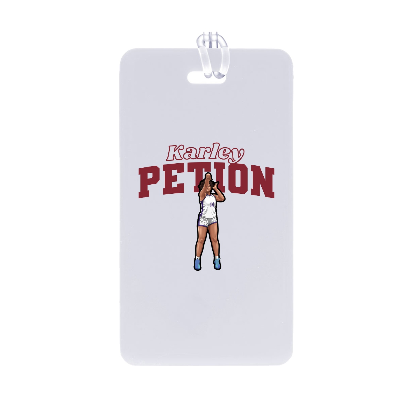 Bag Tag — Name Arch in Classic