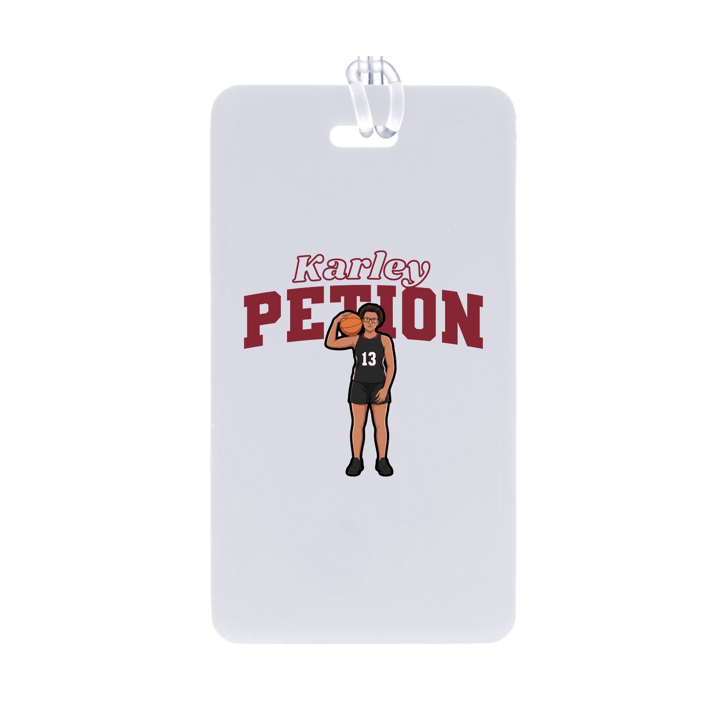 Bag Tag — Name Arch in Classic