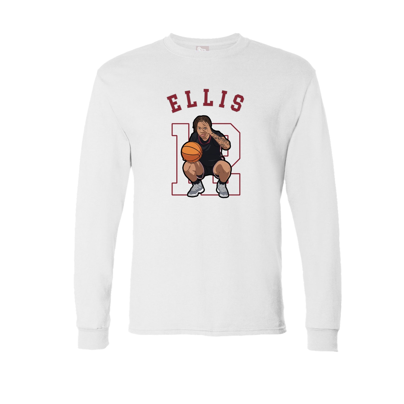 Long Sleeve Tee — Shirsey Arch in White