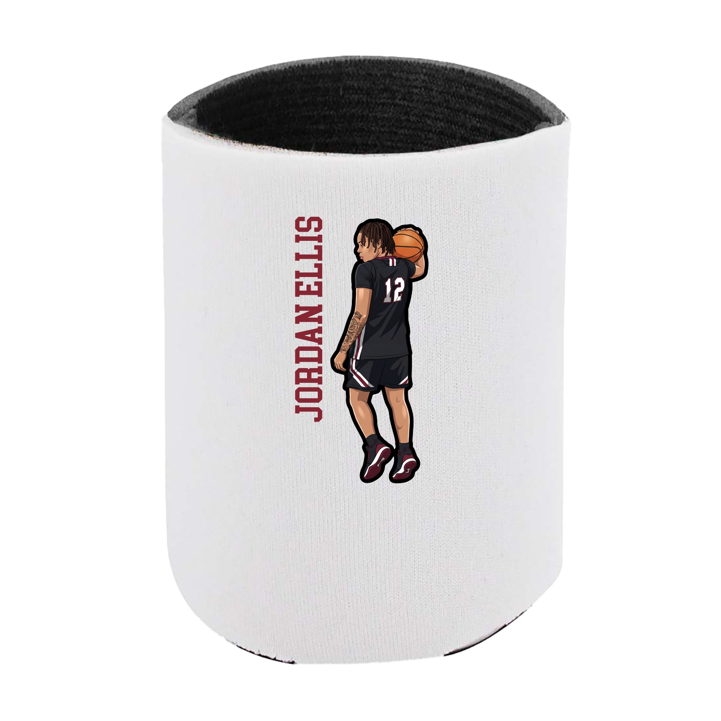 Can Holder — Name Vertical in White