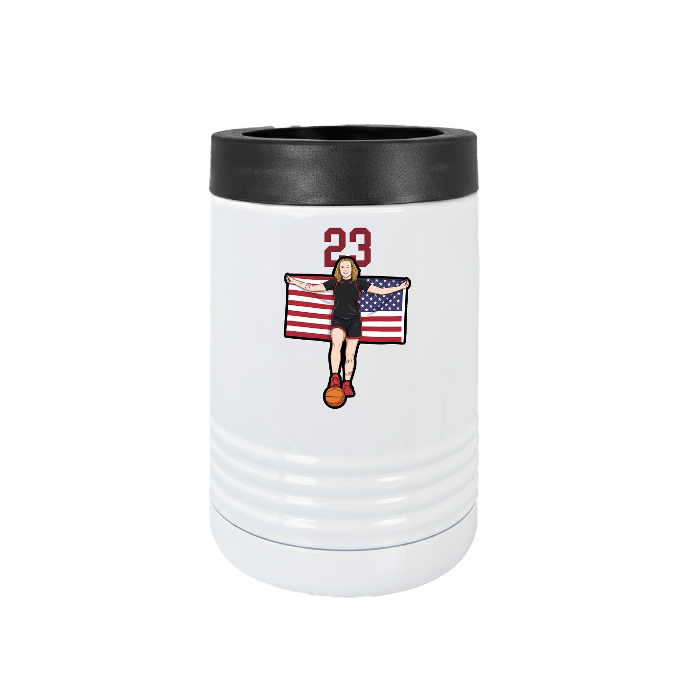 Beverage Holder — Number Top in White