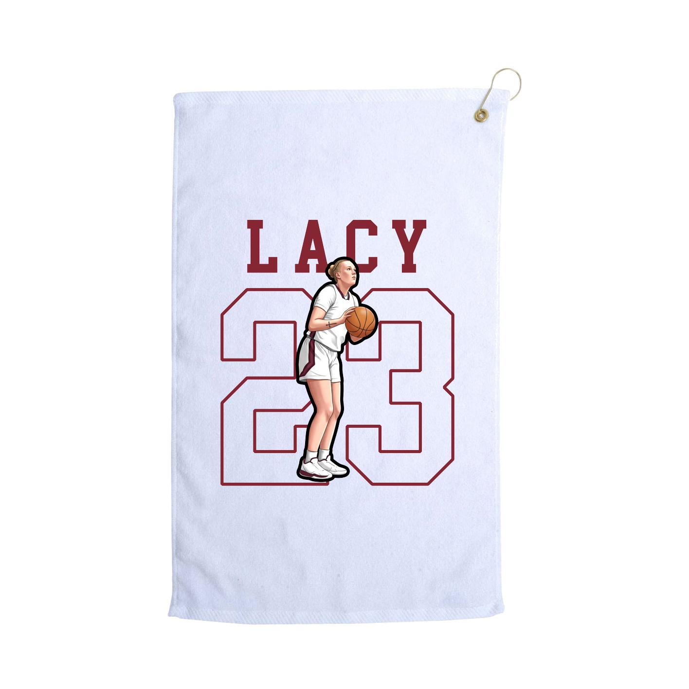 Golf Towel — Shirsey in White