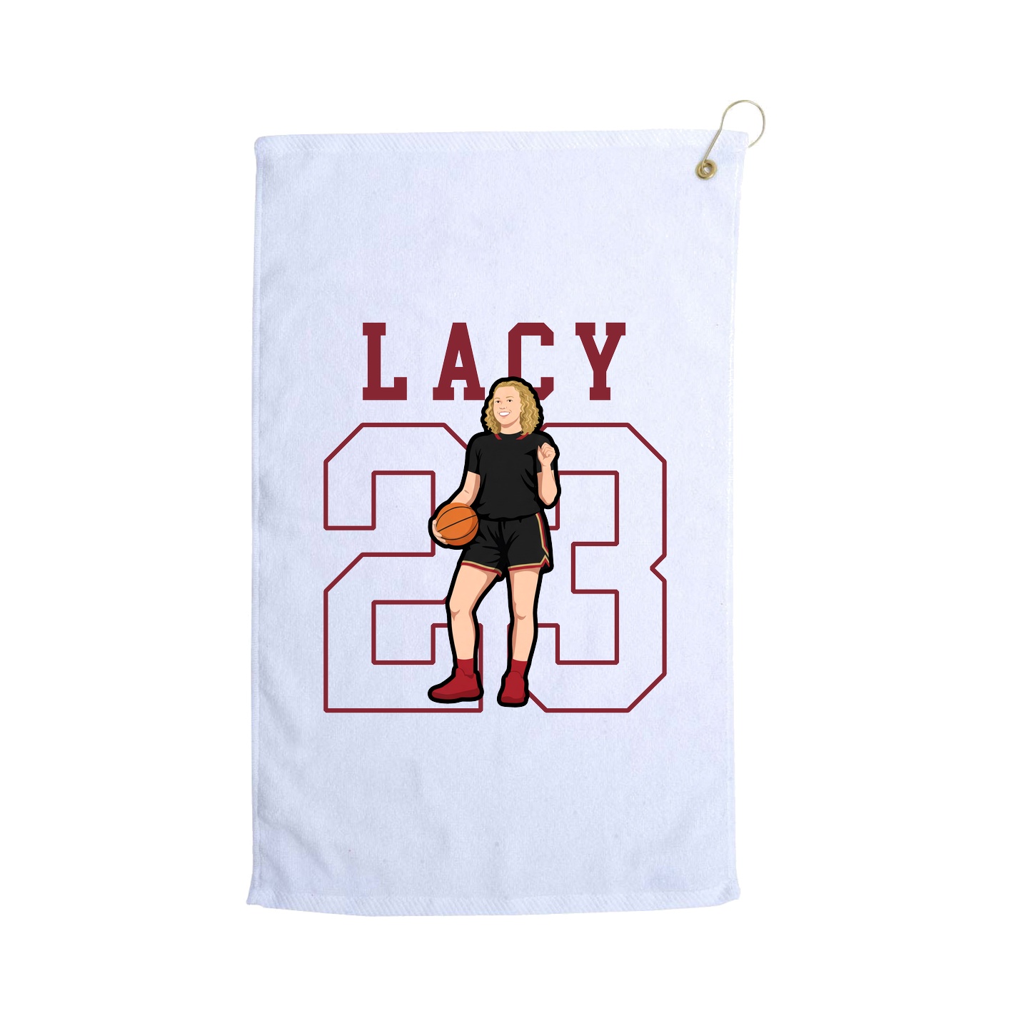 Golf Towel — Shirsey in White